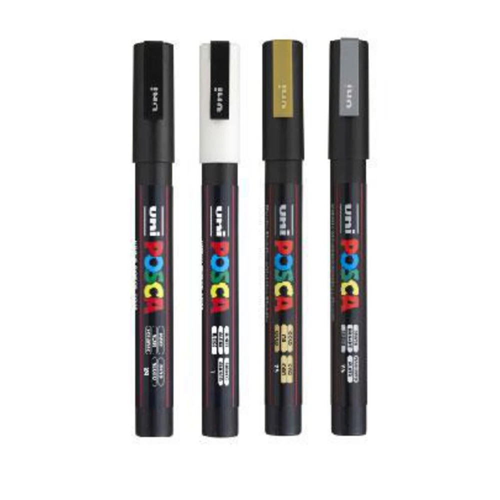 2 POSCA PC-3M Paint Markers 4 Pack, 2 of 9