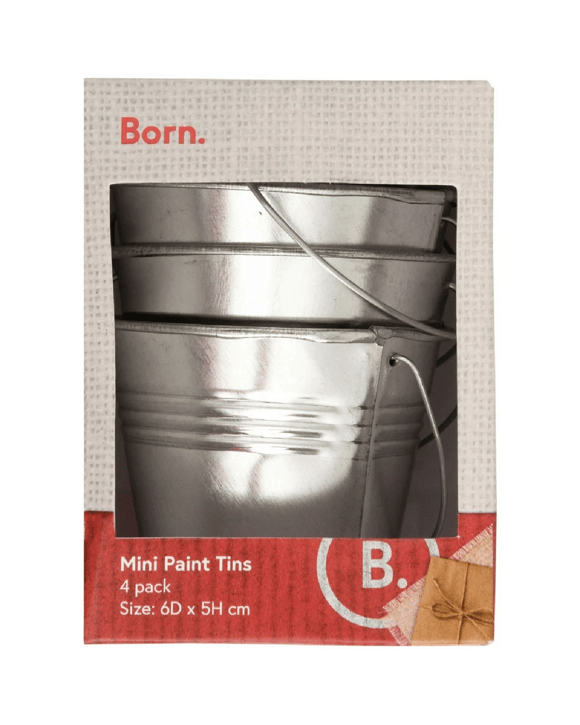 Born Small Paint Tins 4 Pack