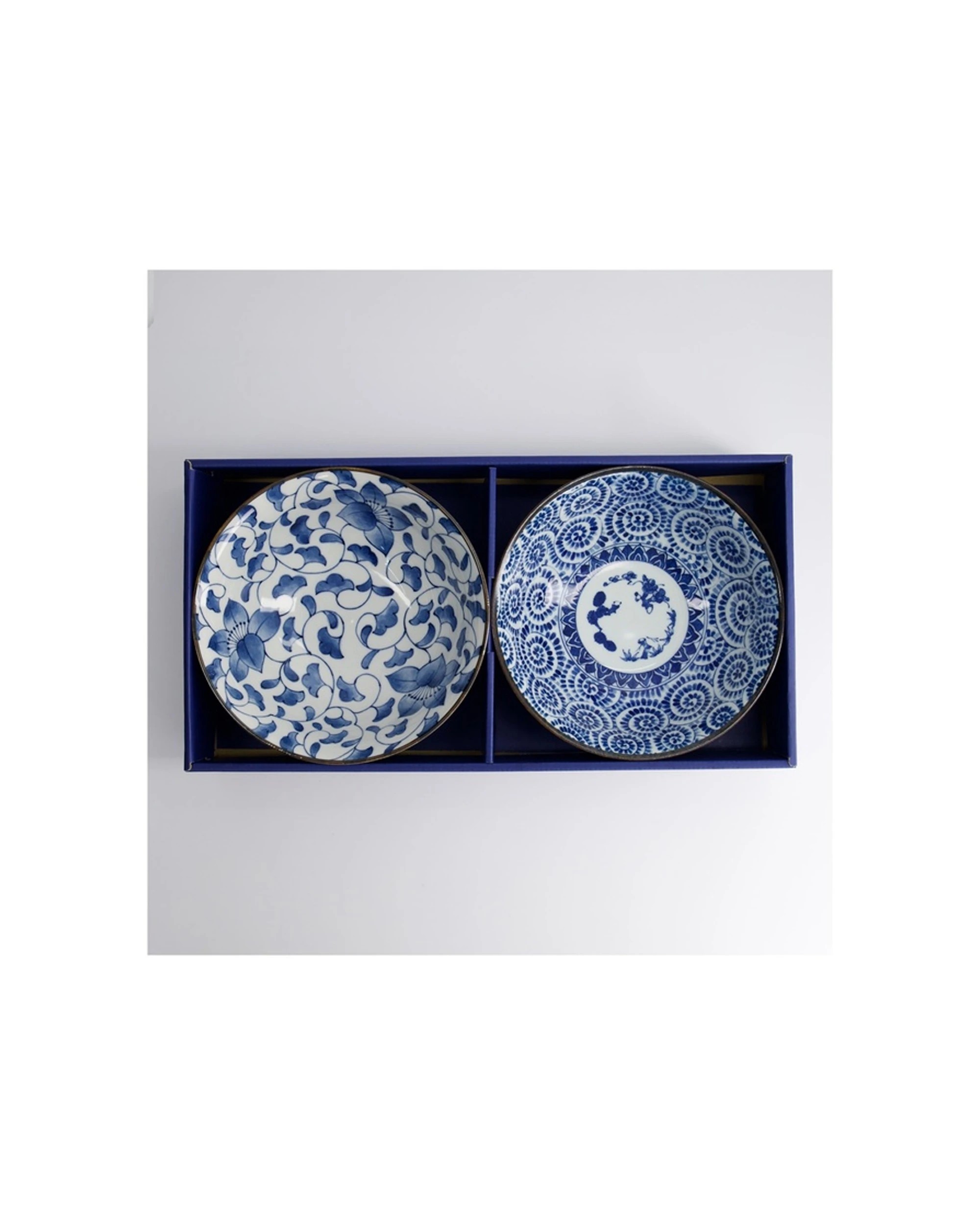 4 Tokyo Design 2pc Studio Tokyo Dinnerware Bowl Set 19x8cm - Blue, 4 of 4