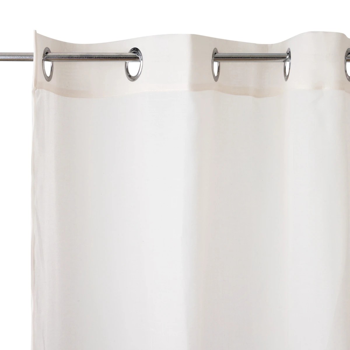 2 Sicily Eyelet Curtain - Natural - 120cm x 213cm, 2 of 7