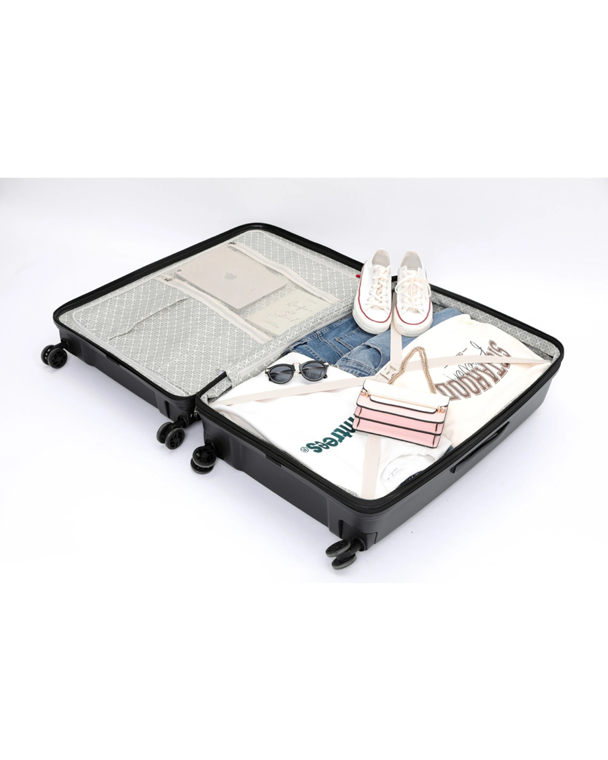 5 Tosca Space X 29" Trolley Checked Luggage Travel Suitcase - Black, 5 of 7