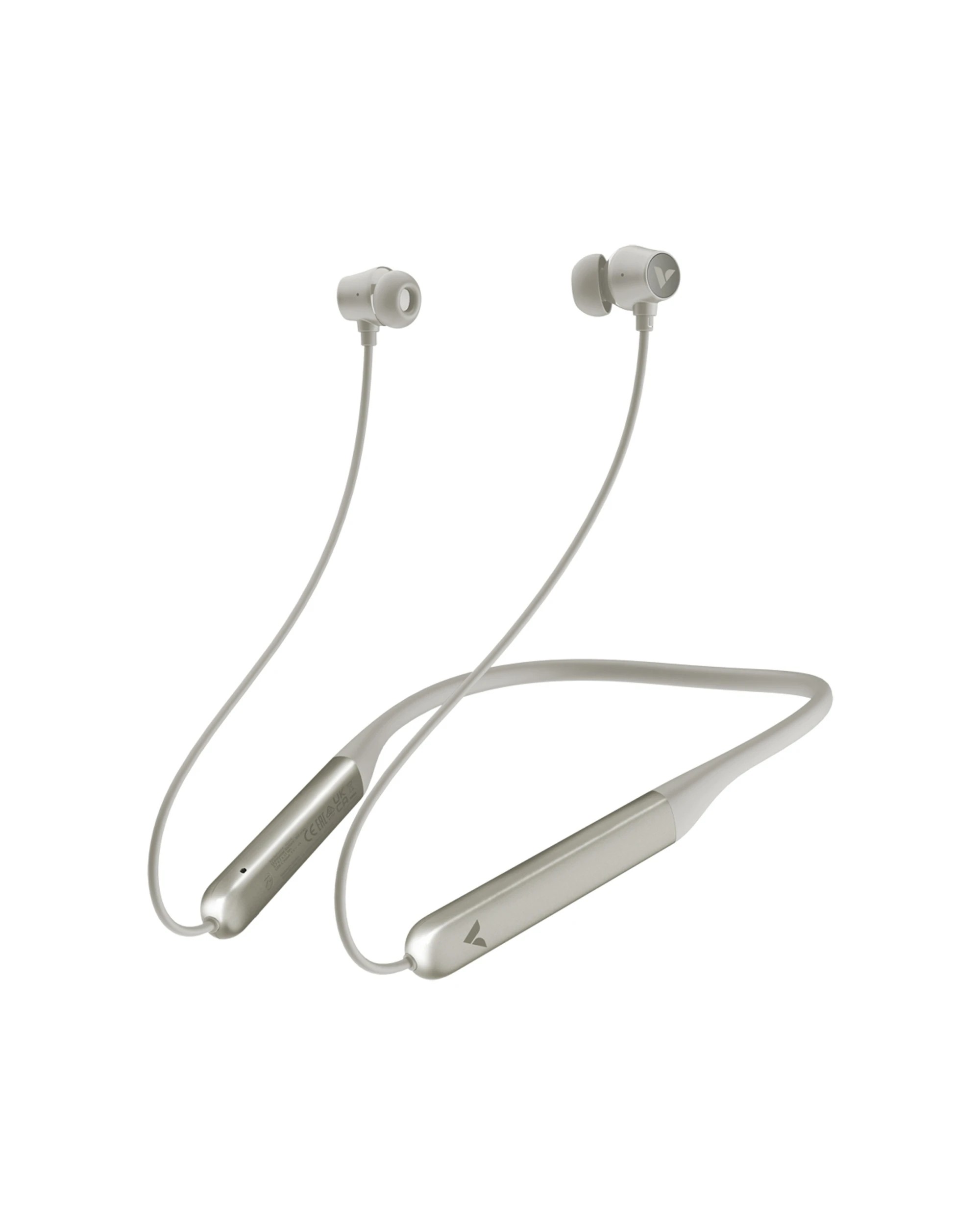 1 Verbatim TruSound ANC Neckband Earbuds Active Noise Cancelling Bluetooth - Grey, 1 of 7
