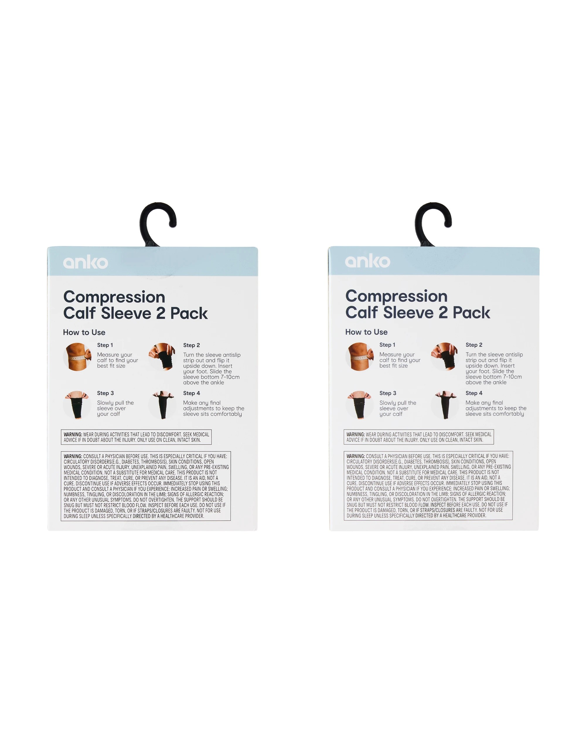 7 2 Pack Compression Calf Sleeve - Assorted, 7 of 7