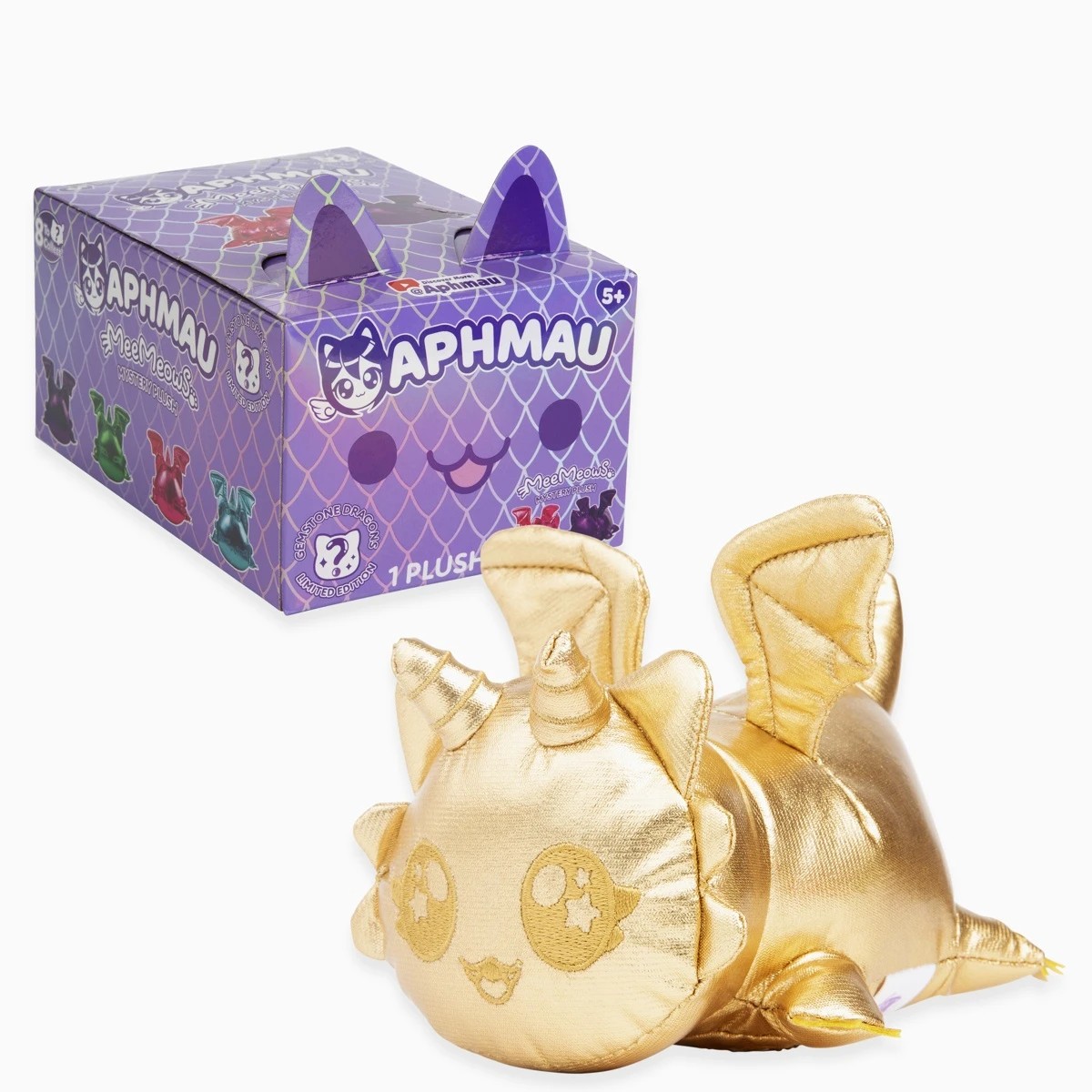 4 15cm Aphmau MeeMeows Mystery Plush: Gemstone Dragon Limited Edition - Assorted, 4 of 10