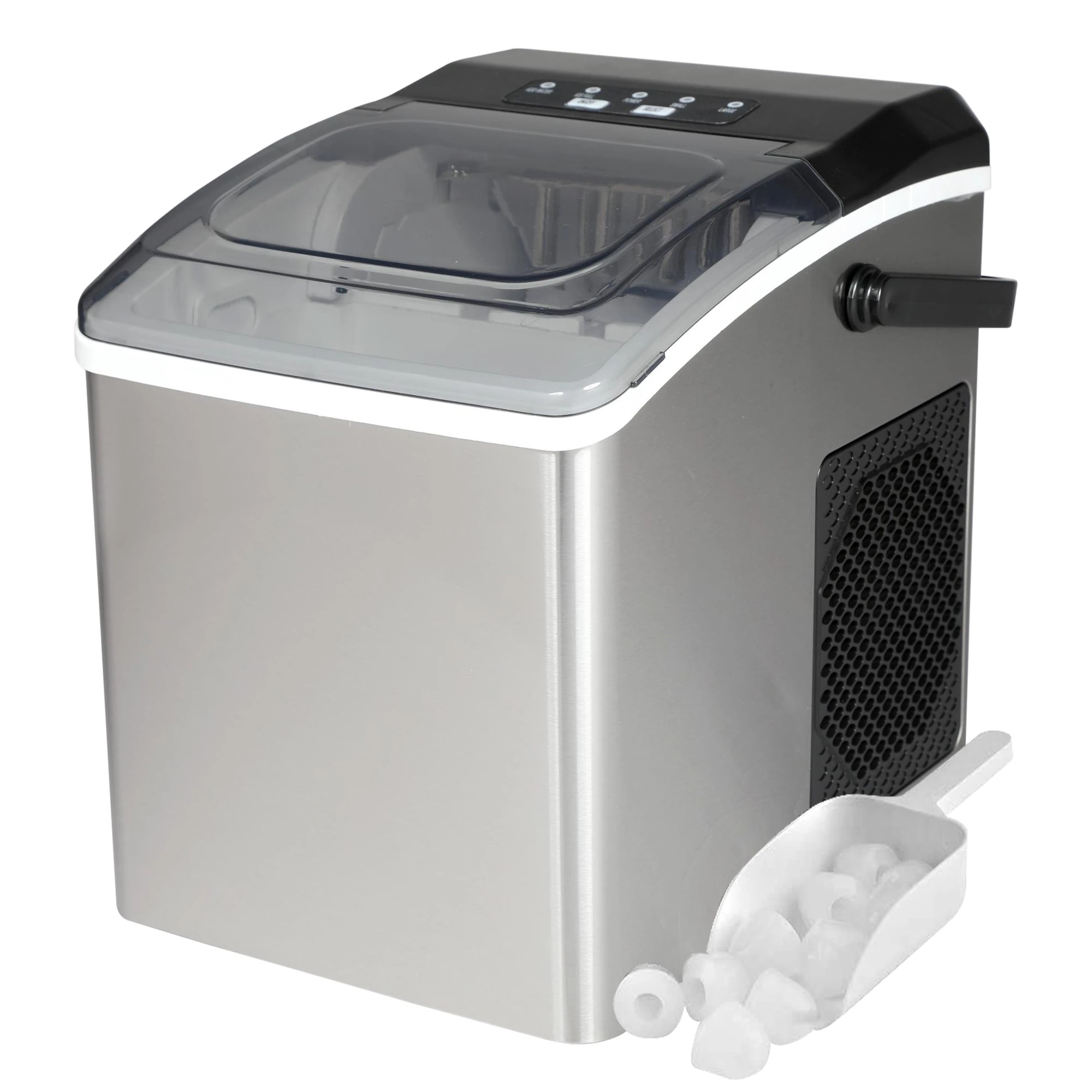 1 Koolatron Portable Ice Maker 11.7kg Stainless Steel - Silver, 1 of 9