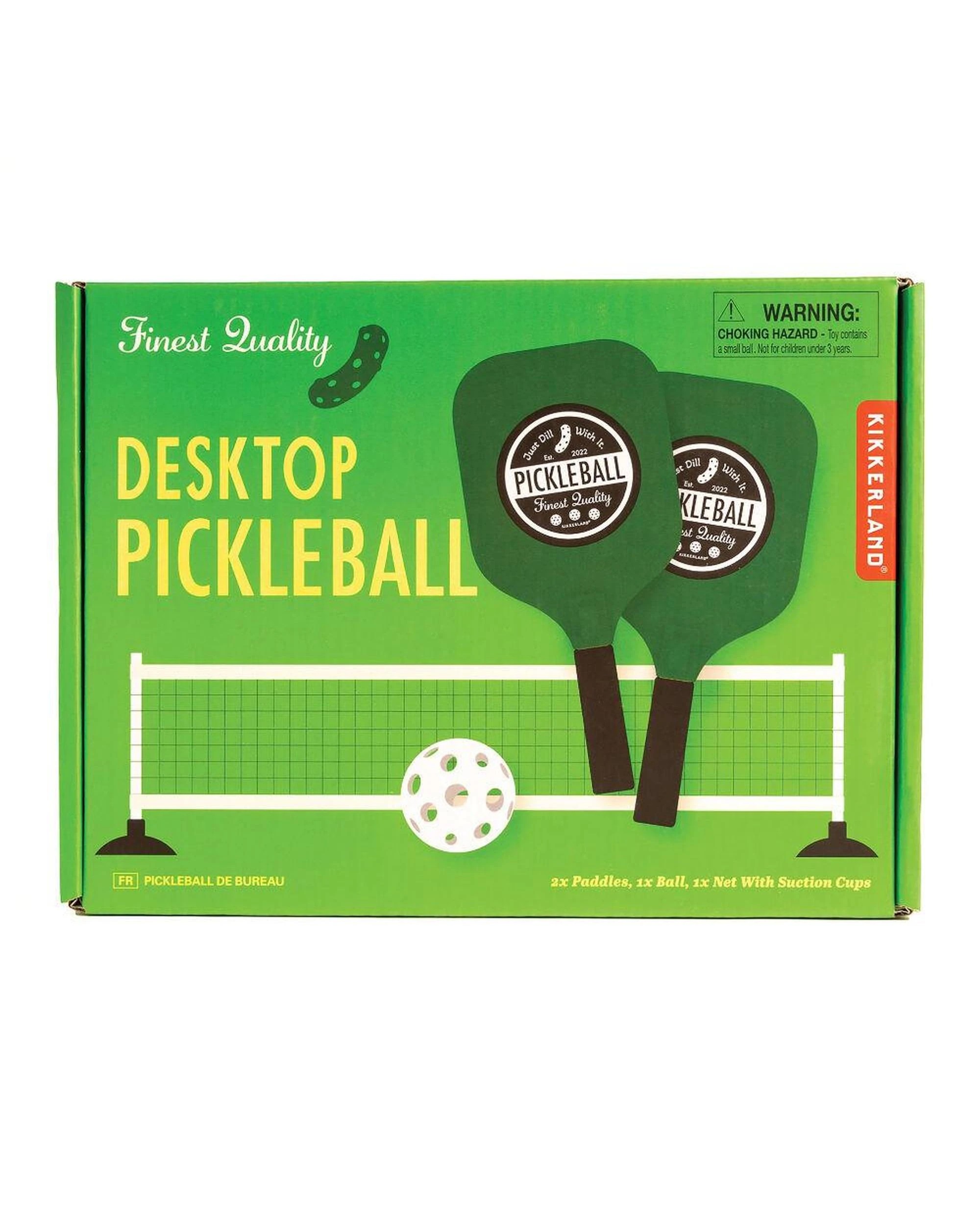 1 Kikkerland Desktop Pickleball  Green, 1 of 5