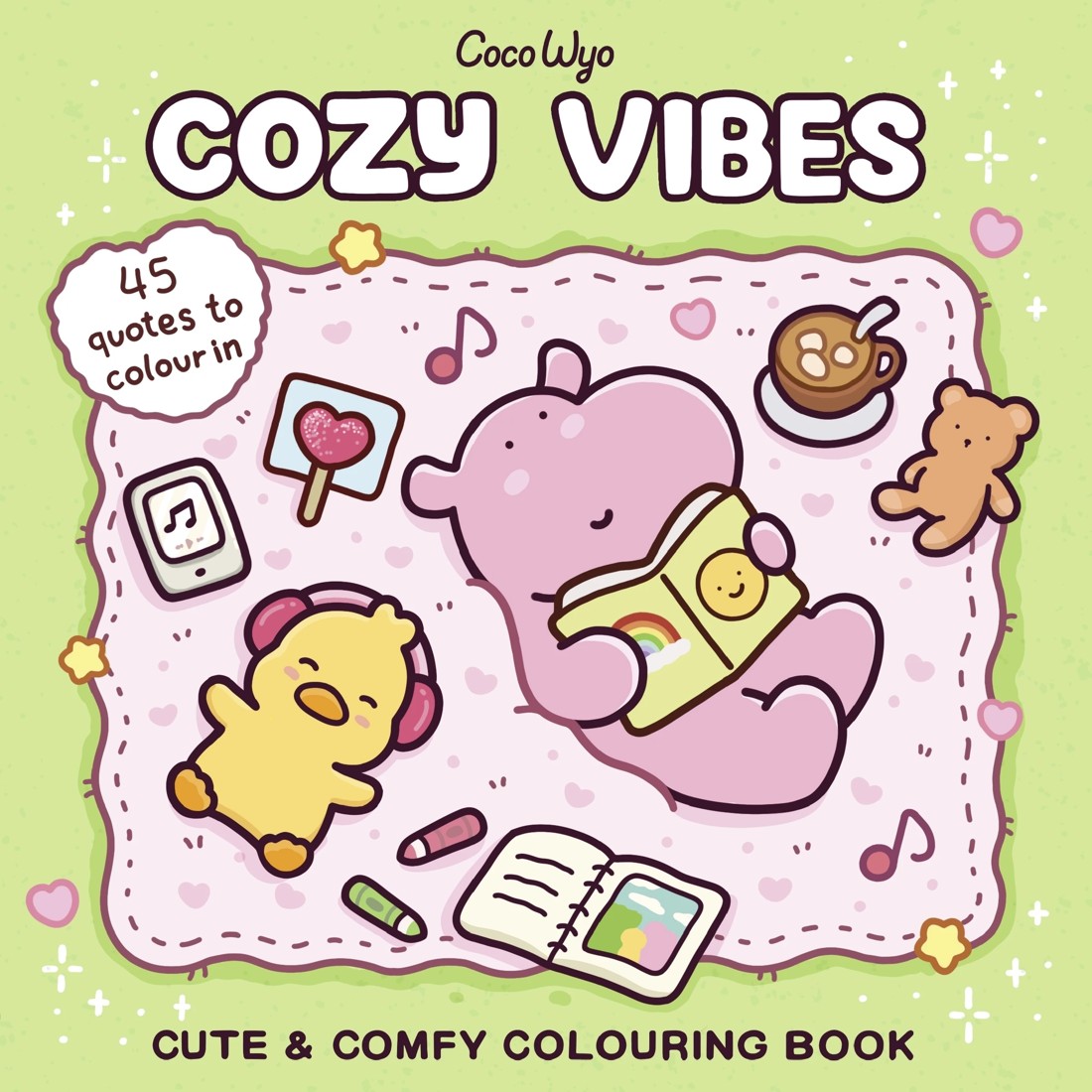 1 Cozy Vibes: Cute & Comfy Colouring Book, 1 of 1