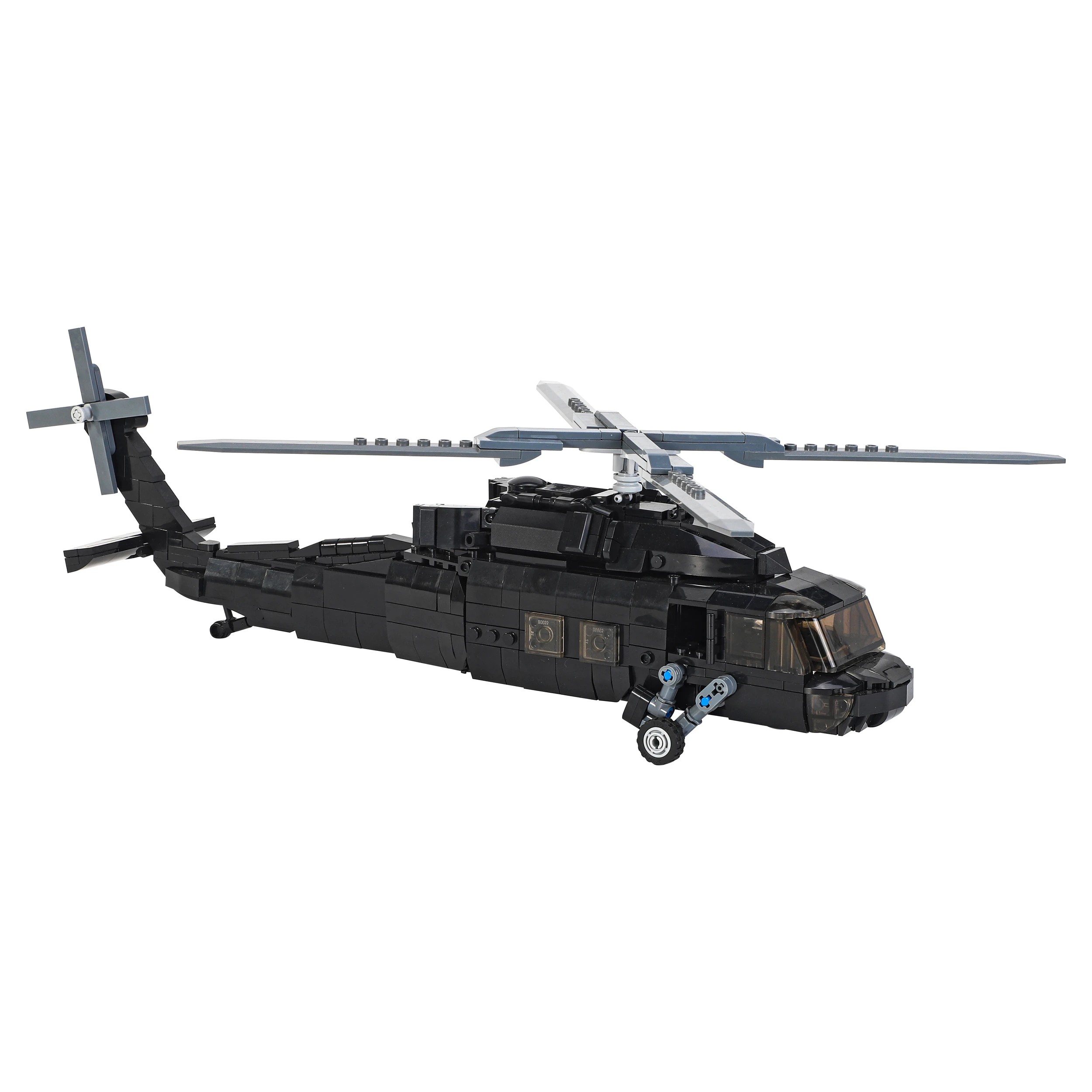 2 684 Piece Mini Blocks Vehicle Series: Helicopter, 2 of 7