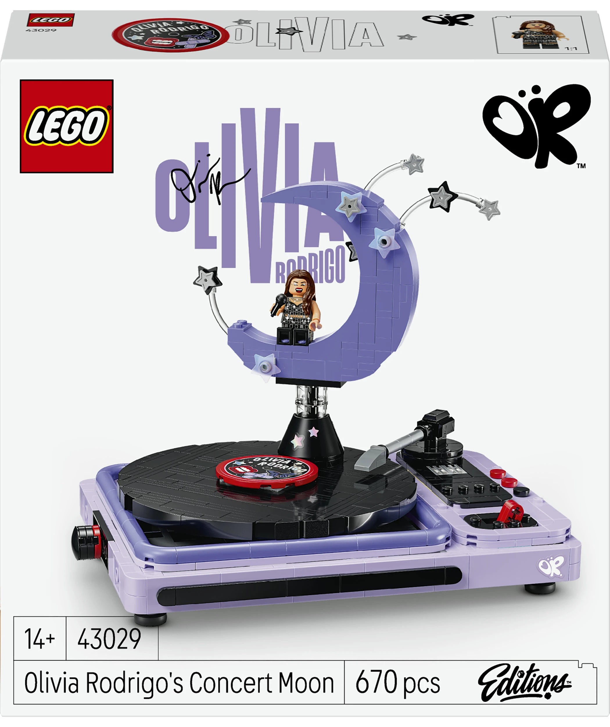1 LEGO Editions Music Olivia Rodrigo's Concert Moon 43029, 1 of 10
