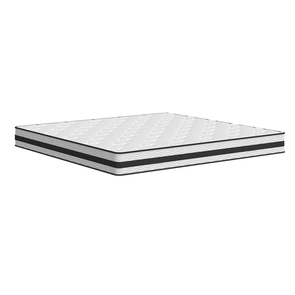 3 Vidaxl Foam Mattress - White - King Bed - White, 3 of 9