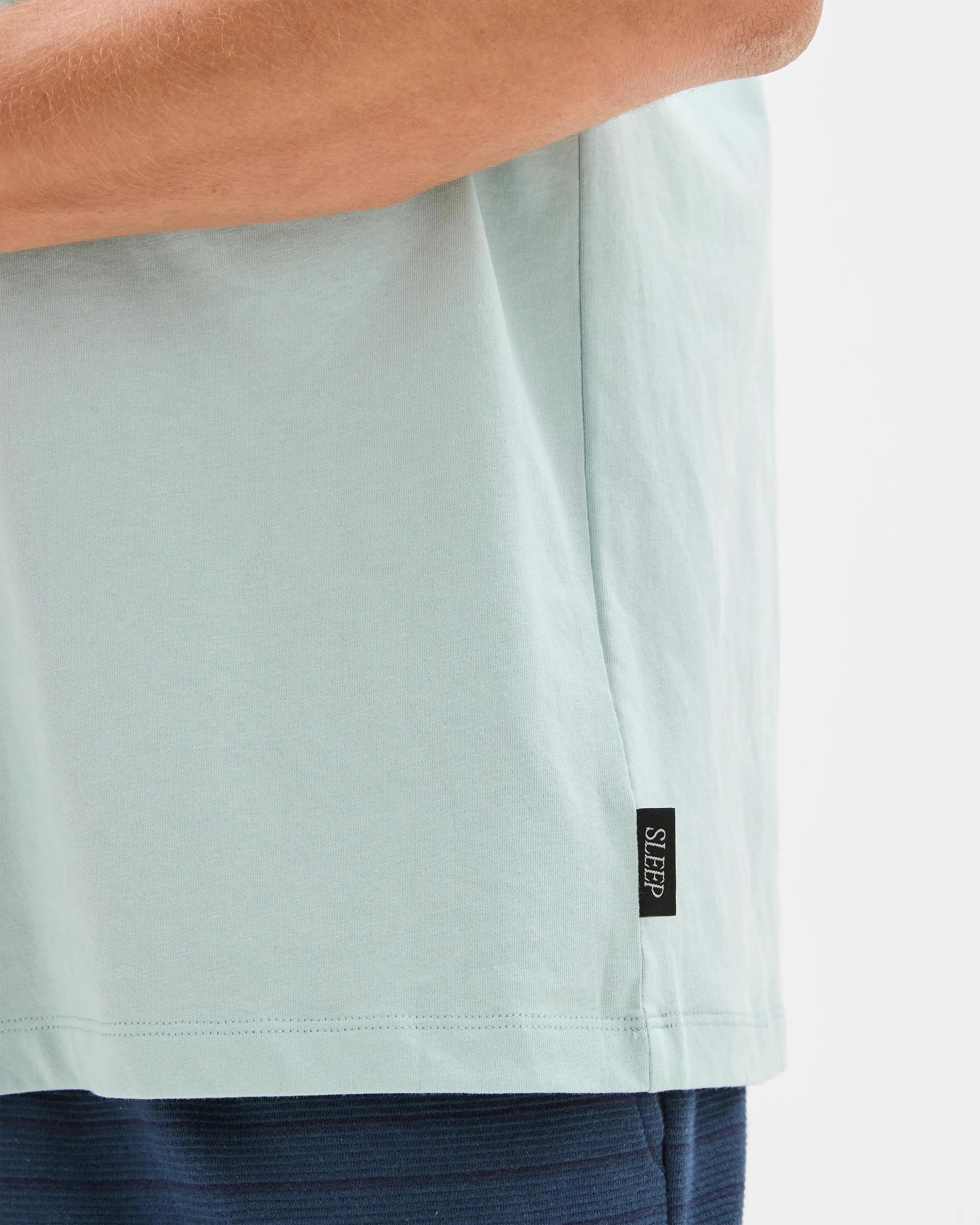 5 Australian Cotton Sleep T-Shirt - Maxx BLUE MORE SLEEP, 5 of 5