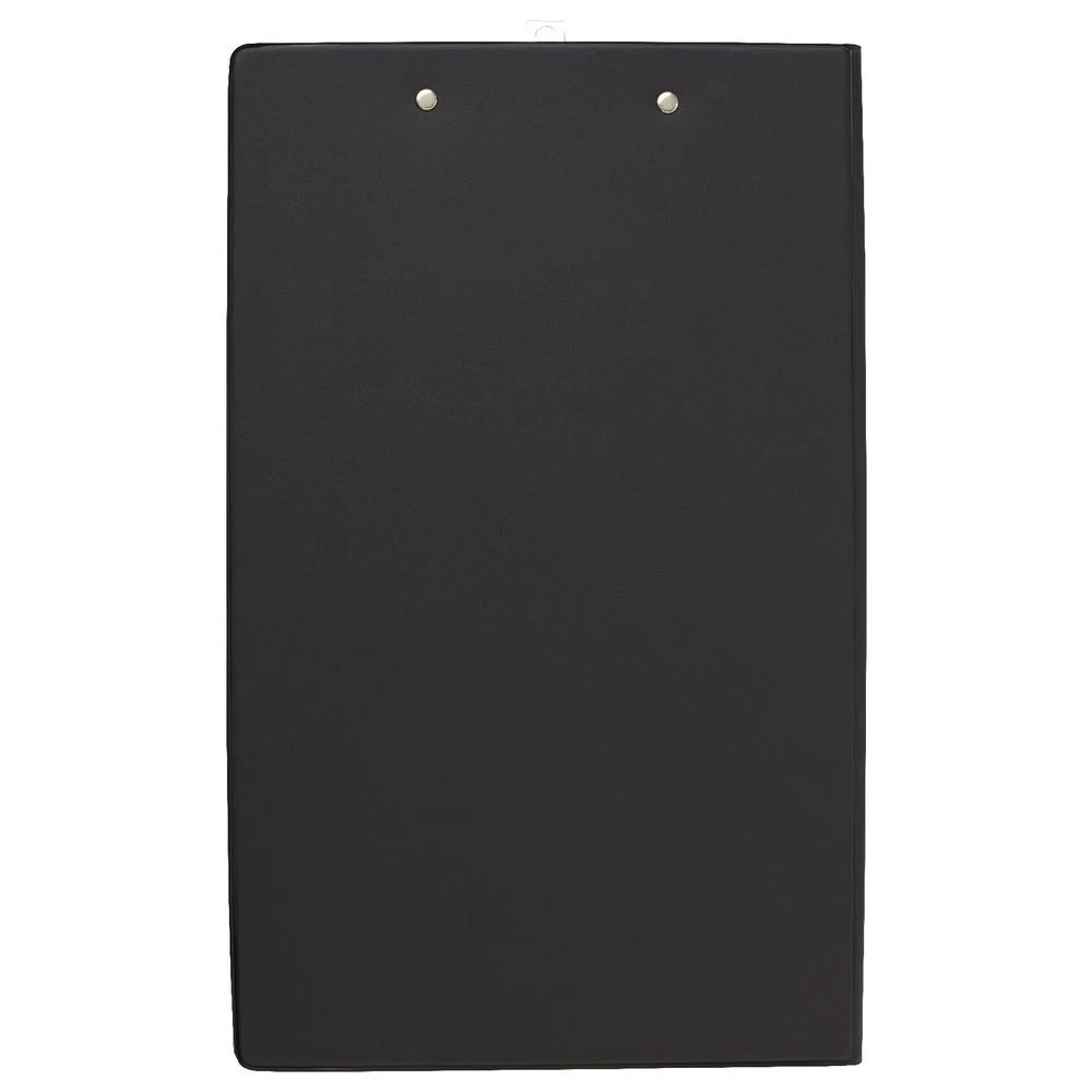 2 J.Burrows Foolscap Clipfolder PE Black, 2 of 5