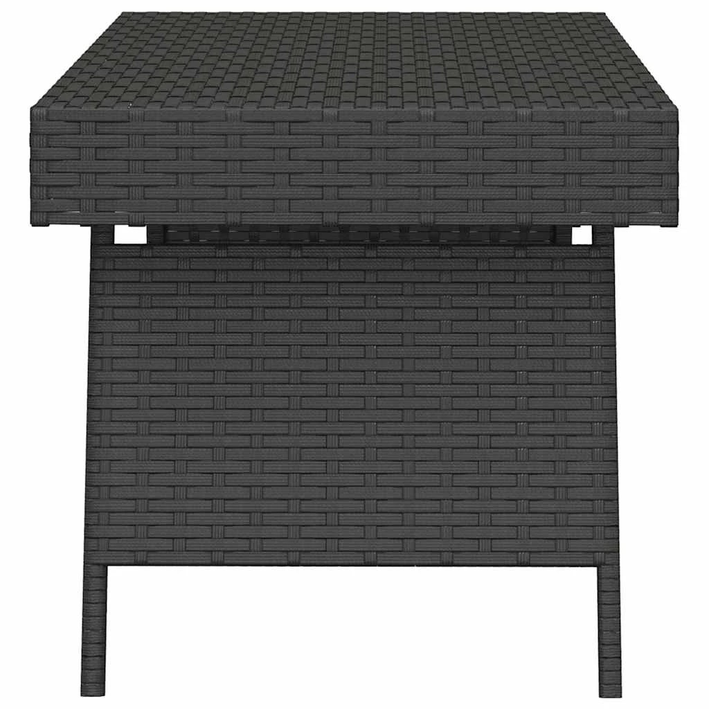 4 vidaXL side table Foldable - Black, 4 of 7