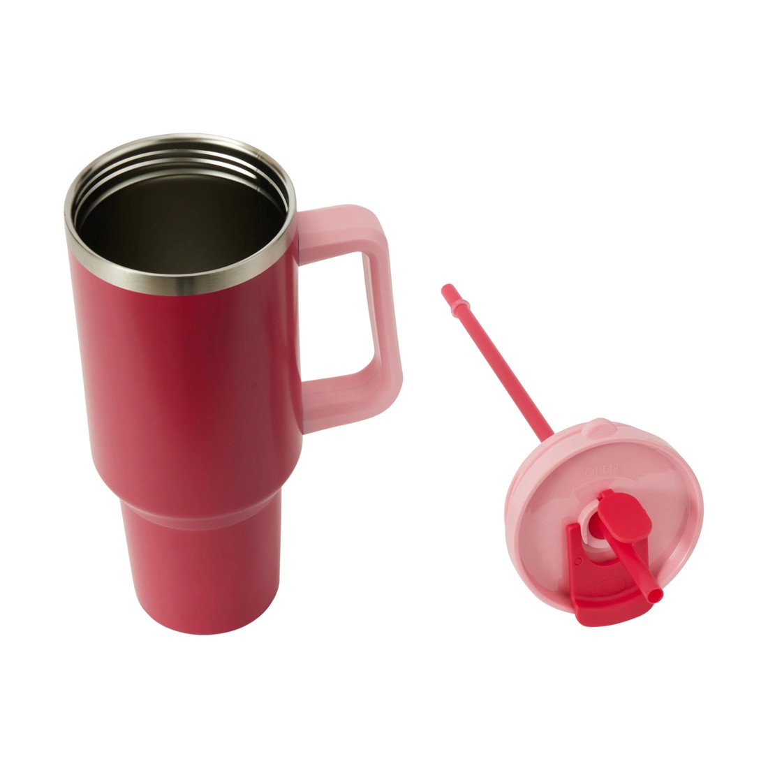 3 1.18L Red Jumbo Tumbler with Handle, 3 of 7