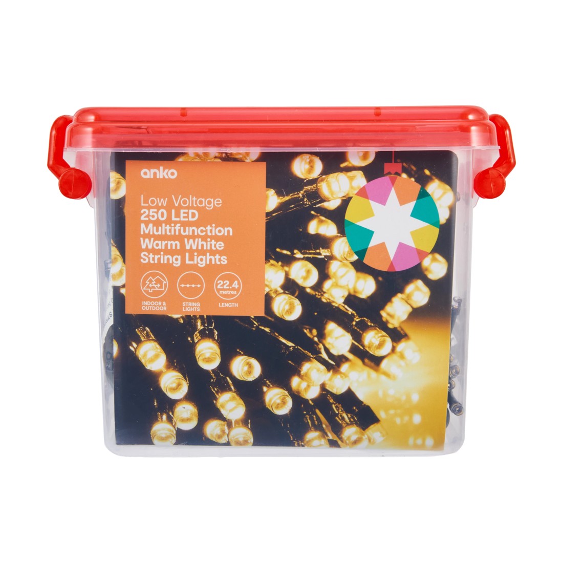 6 Low Voltage 250 LED Multifunction Warm White String Lights, 6 of 7