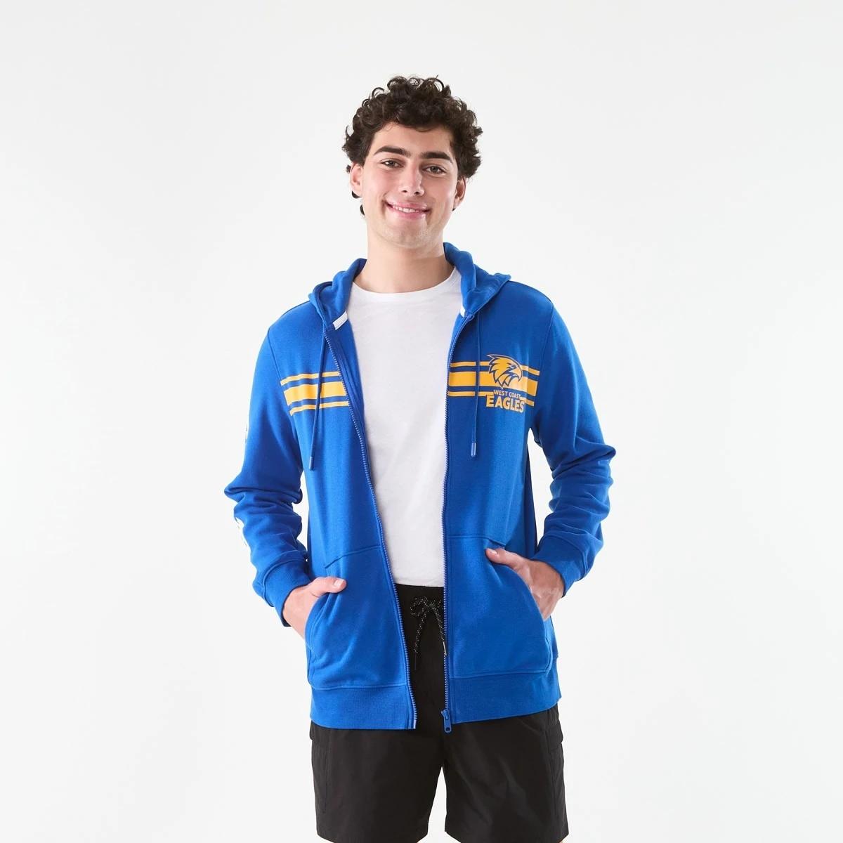 2 Official AFL Adult Zip Through Hoodie West Coast, 2 of 9