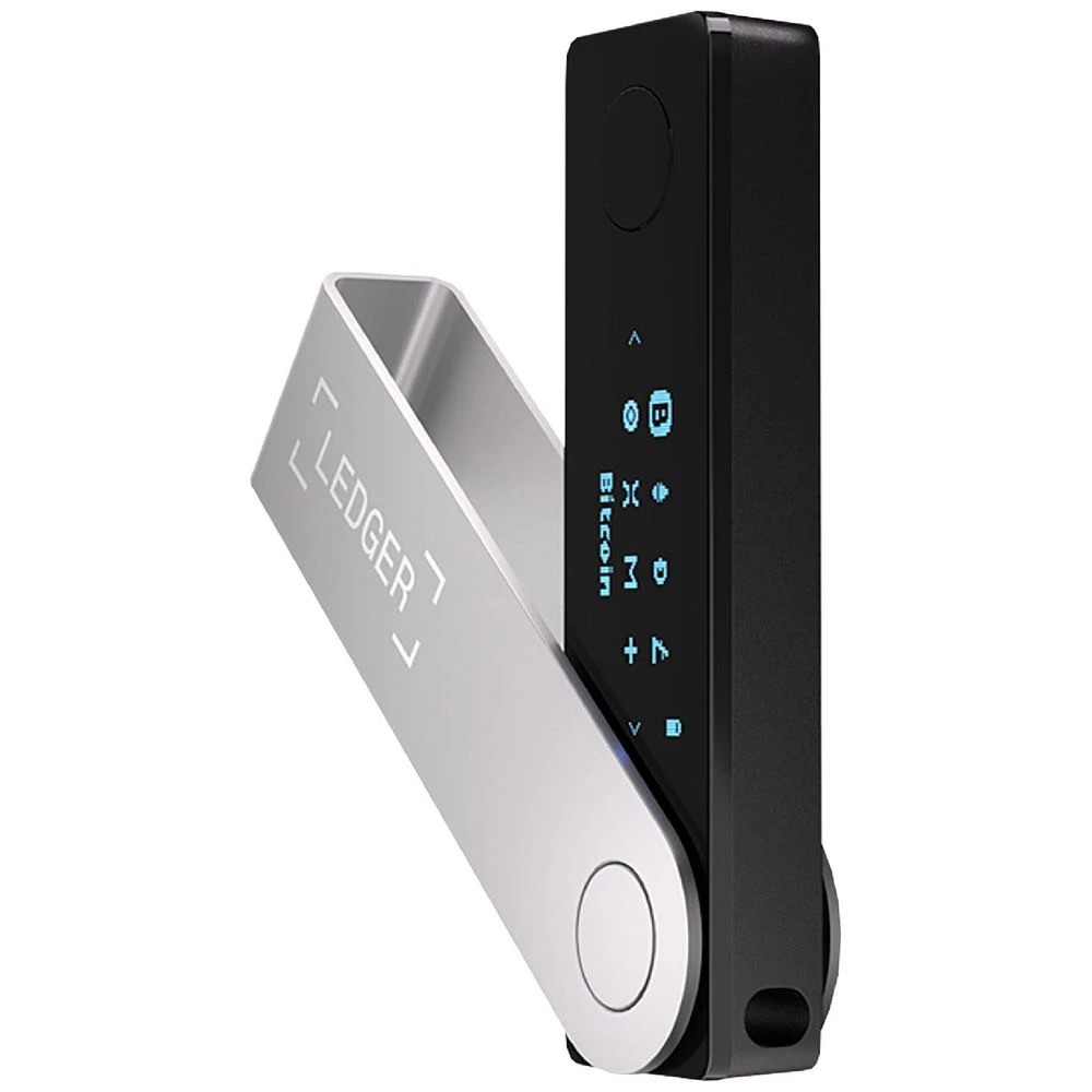 1 Ledger Nano X Crypto Wallet Matte Black, 1 of 8