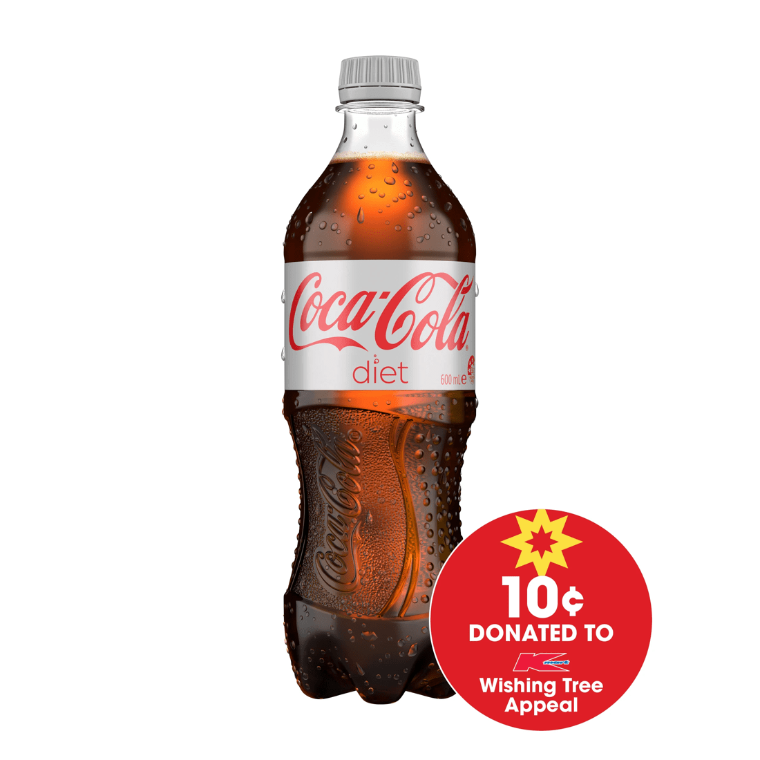 1 Diet Coca-Cola Soft Drink Bottle 600ml, 1 of 5