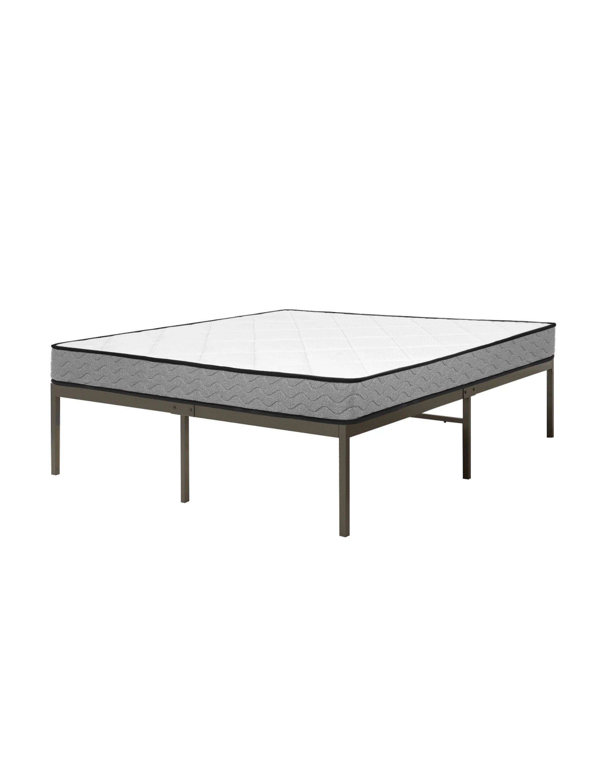 1 Advwin Single Metal Bed Frame Black, 1 of 8