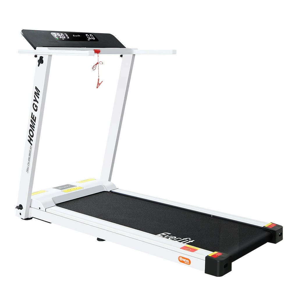 1 Everfit Treadmill Electric Home Gym Fitness Exercise Fully Foldable 450mm - White, 1 of 7