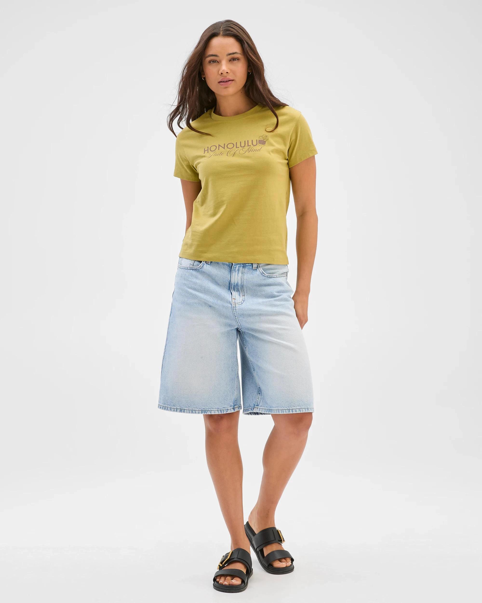 4 Lily Loves Australian Cotton Slim Fit Basic T-Shirt HONOLULU, 4 of 6