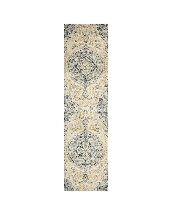 Common Ground Rugs Gallery 867 400x80cm - Large Runner Power Loomed Pet Friendly Rug - Natural