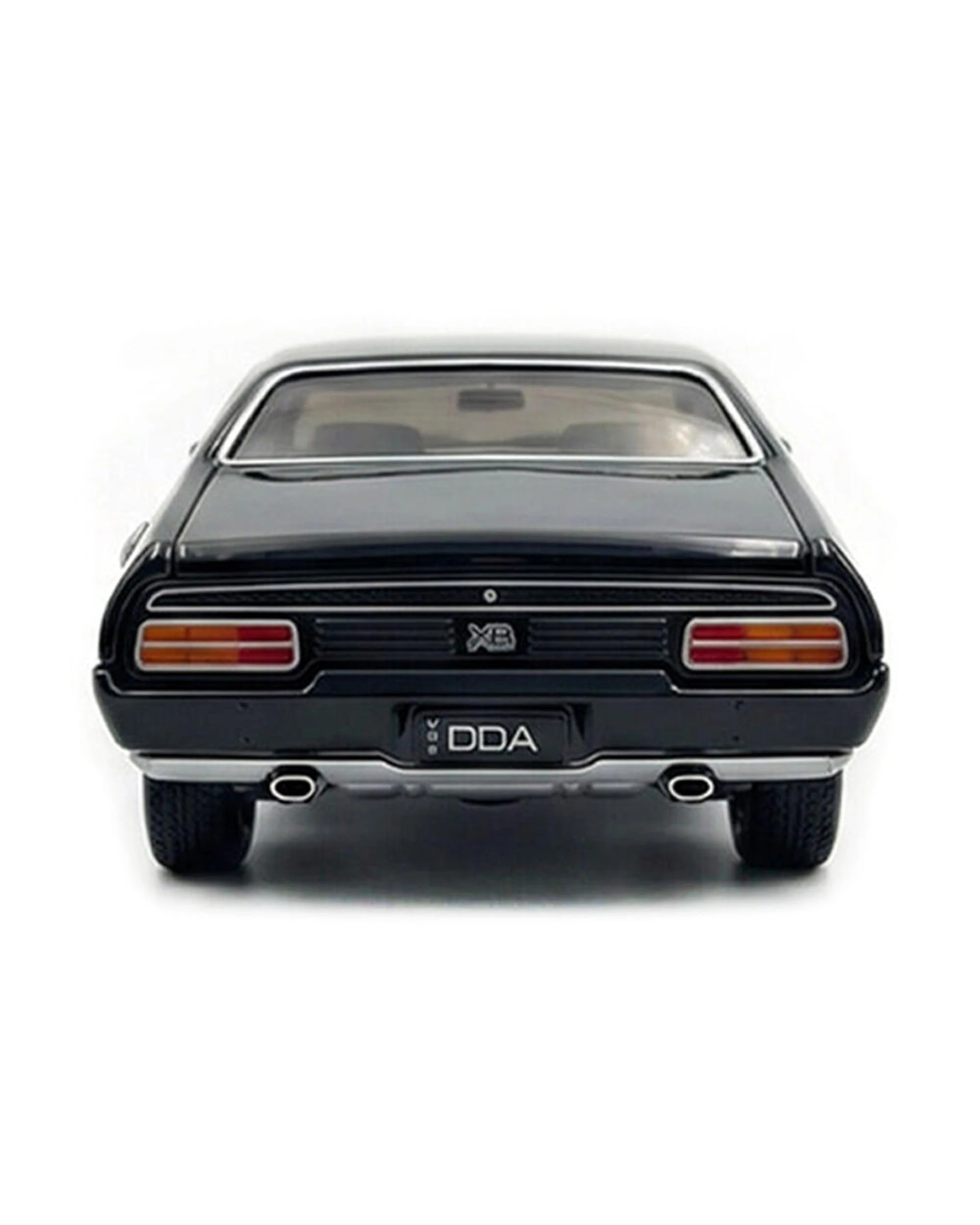 3 DDA Ford Falcon XB GT 4 Door Black with Silver Stripe 1:32 Scale Vehicle - Black, 3 of 4