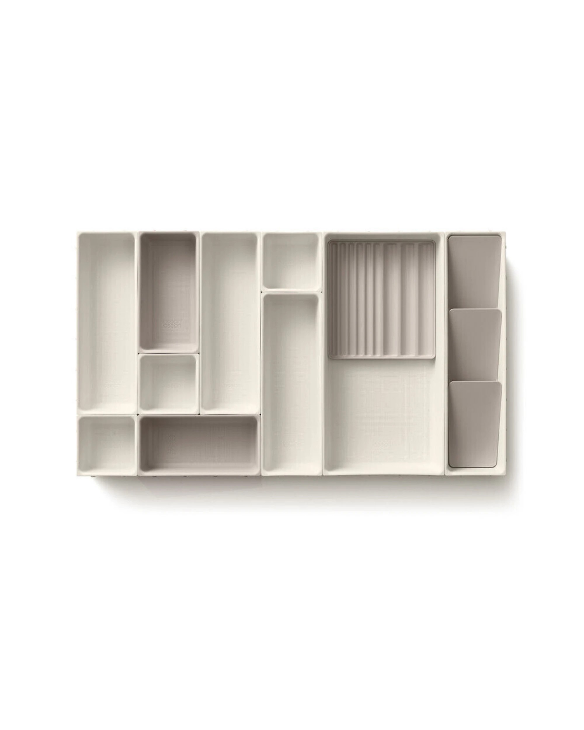 1 Joseph Joseph Viva 12 Piece Makeup Organiser Set - Shell - Beige, 1 of 4