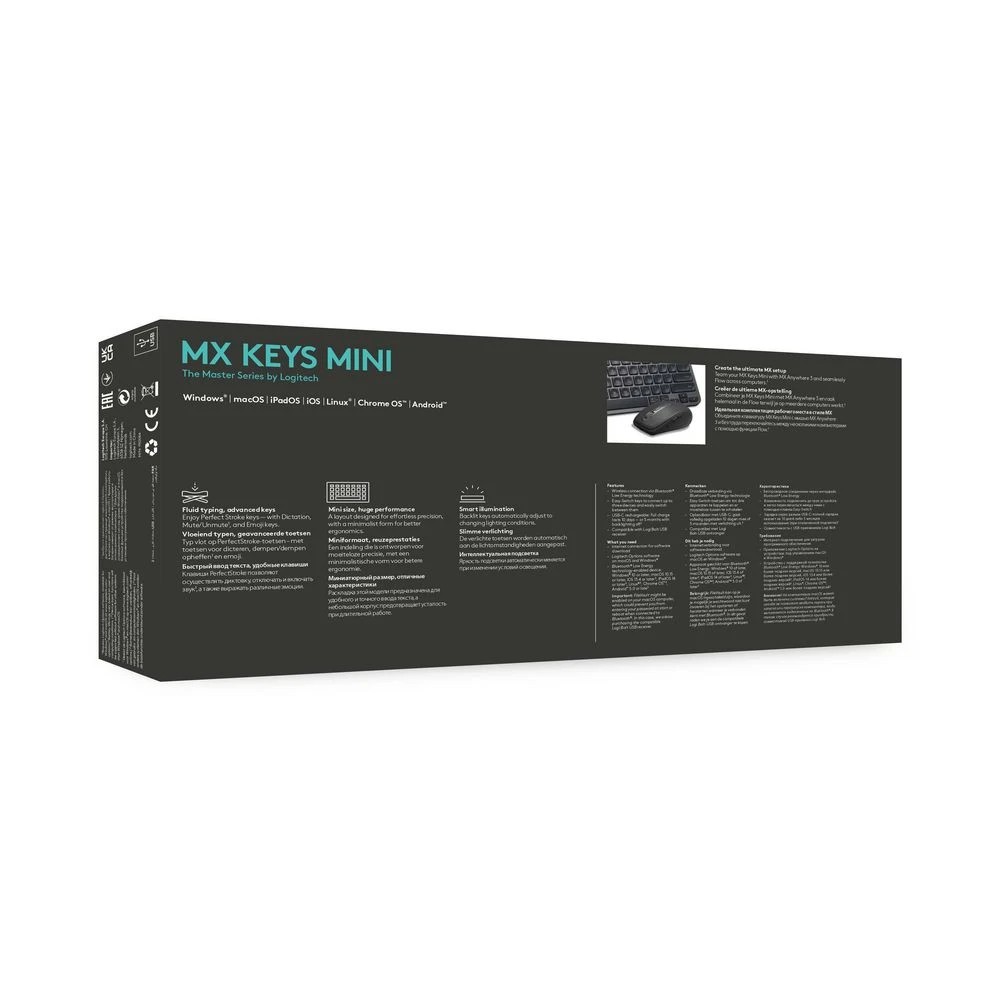 10 Logitech MX Keys Mini Wireless Keyboard Graphite, 10 of 10