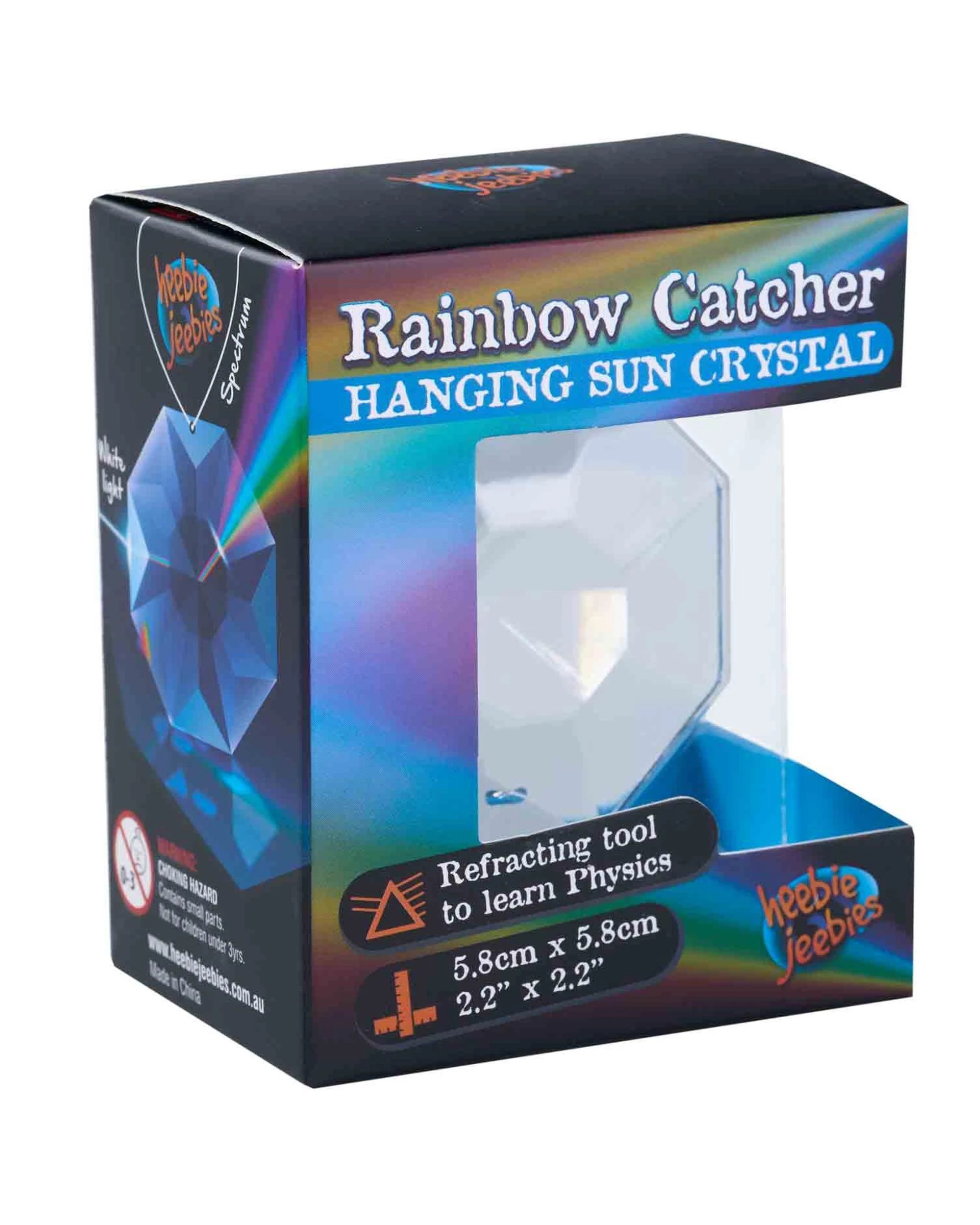 1 Heebie Jeebies Rainbow Catcher Hanging Sun Crystal, 1 of 5
