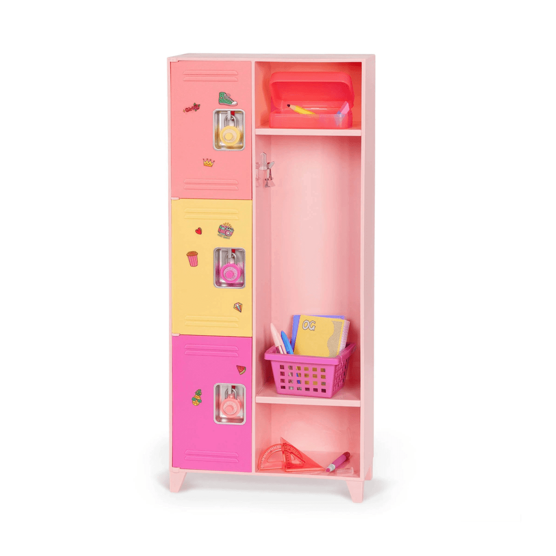 4 Our Generation School Spirit Locker Set - Multi, 4 of 5