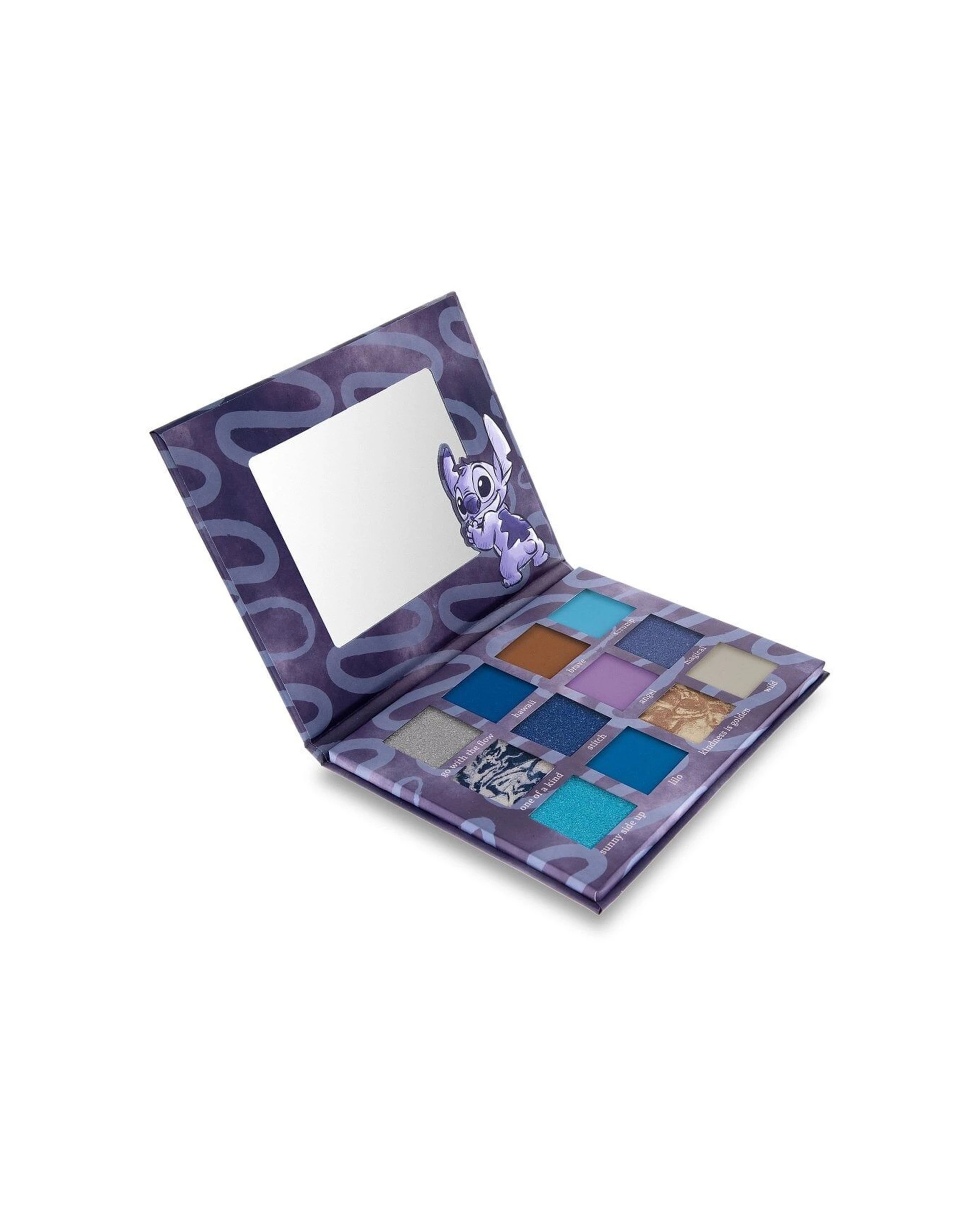 4 DISNEY 12pc Stitch Denim Pigmented Eyeshadow Makeup Palette 30g - Blue, 4 of 5