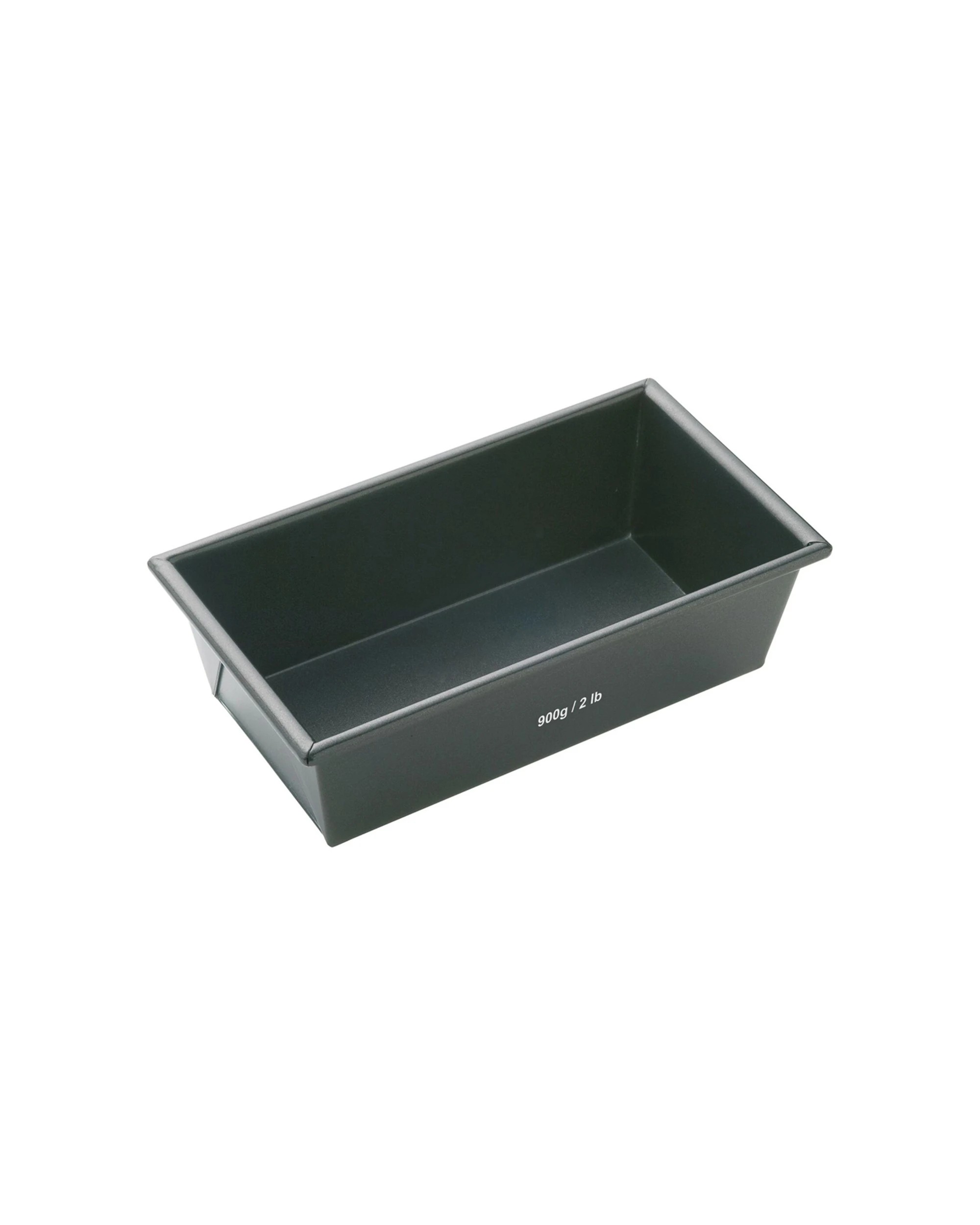 2 Mastercraft 2x 21x11cm Heavy Base Non-Stick Box Sided Loaf Bread Pan - Black, 2 of 6