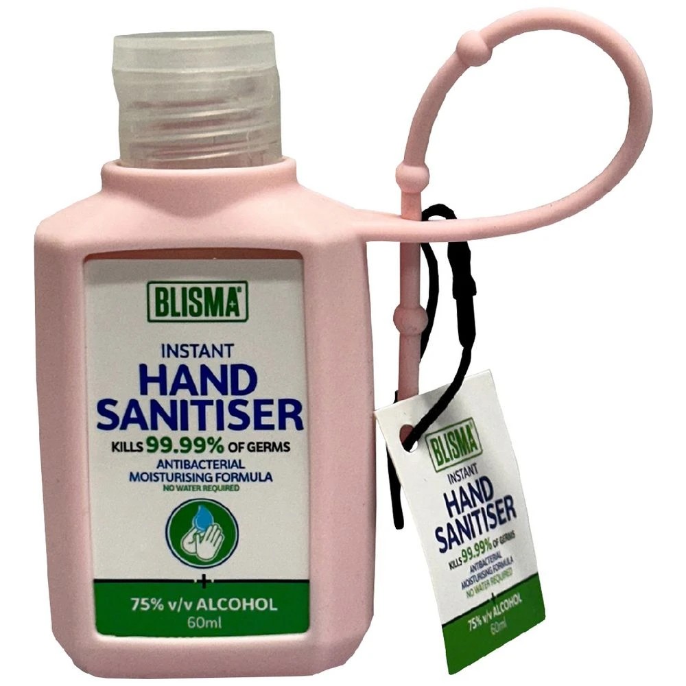 1 Blisma Antibacterial Instant Hand Sanitiser 60mL Pink, 1 of 1