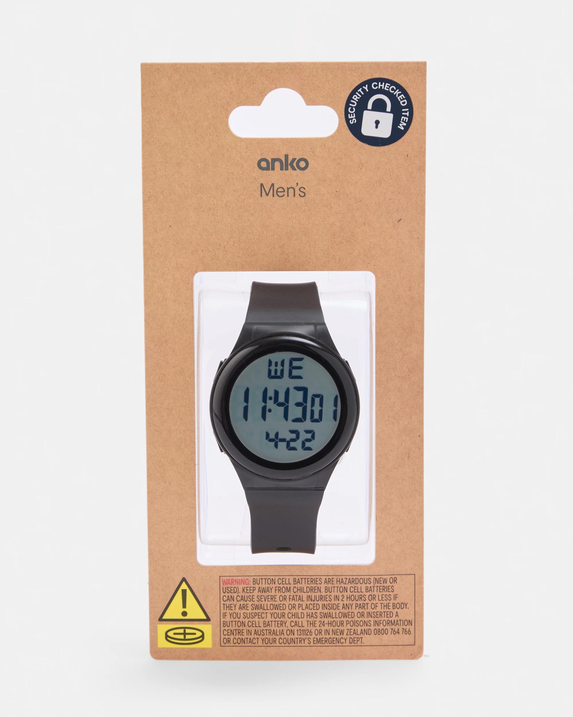 4 Active Round Watch - Black Black, 4 of 5
