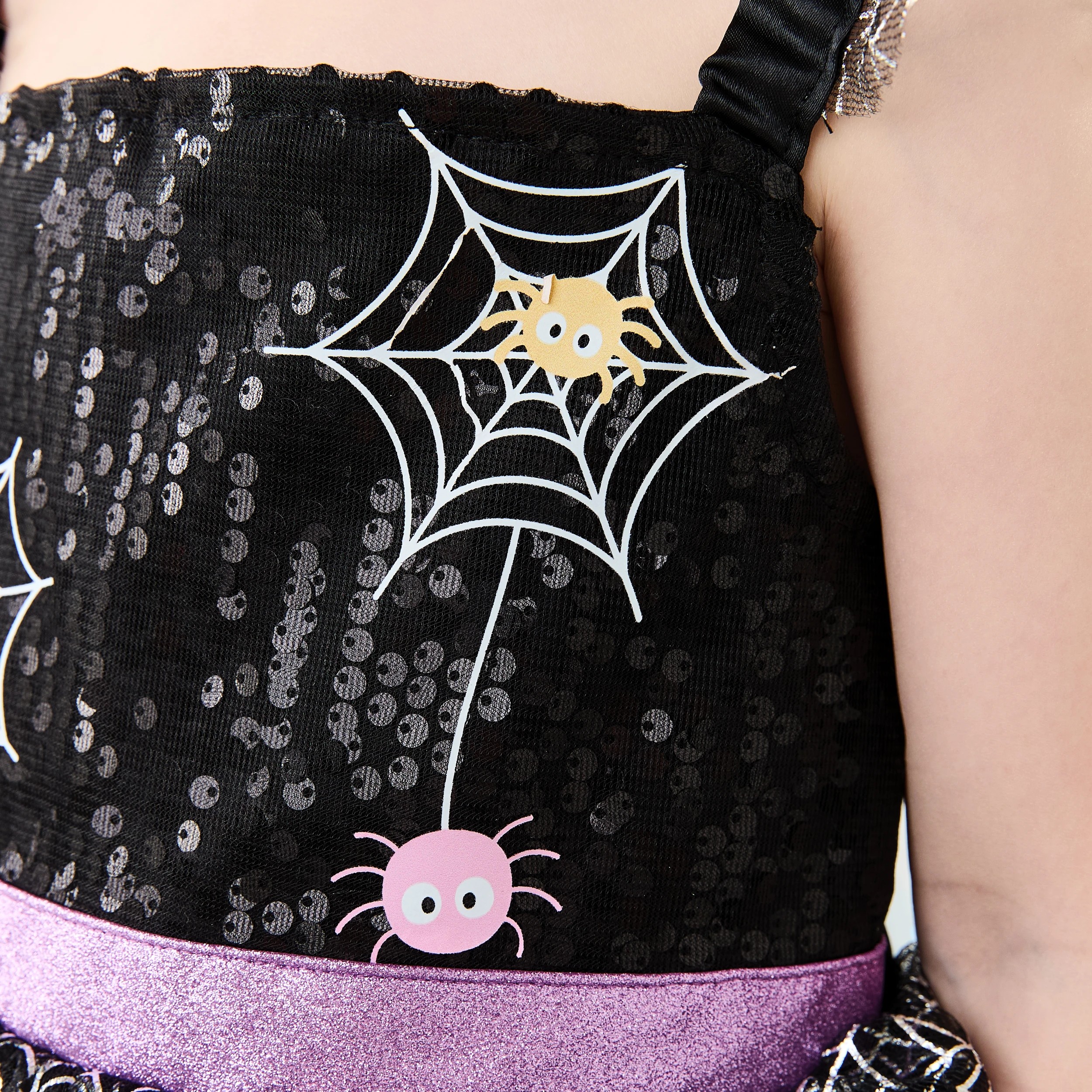 5 2 Piece Rainbow Spider Witch Costume - Ages 2-3, 5 of 10