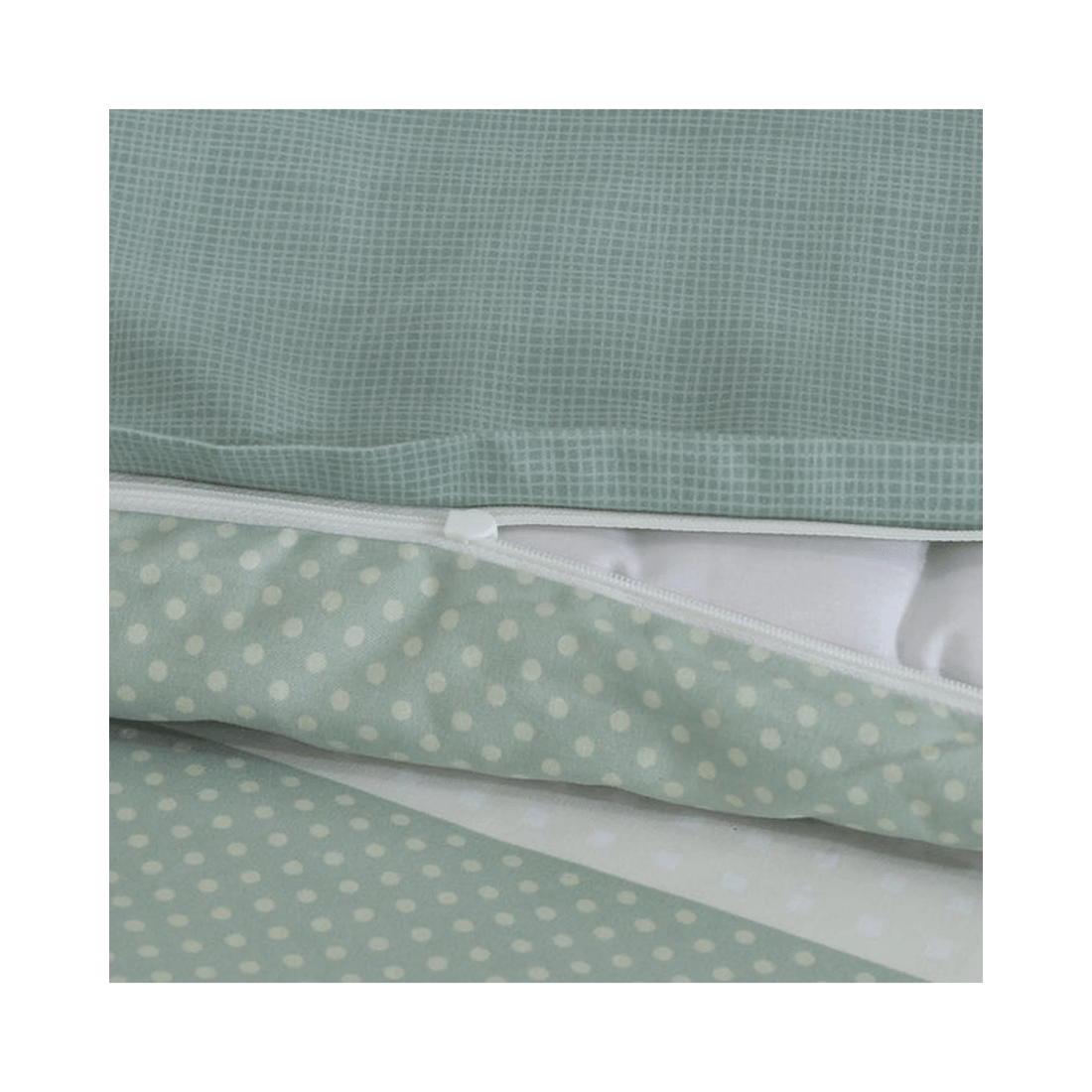 3 Amsons Premium Microfiber Double Quilt Cover Set - Sage Check
 - Double Bed
 - blue, 3 of 5