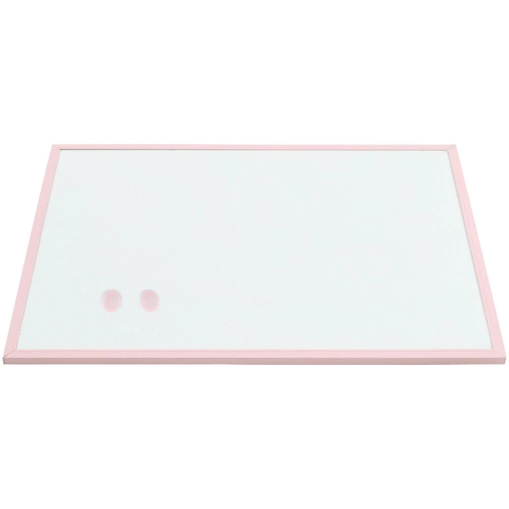 4 J.Burrows Magnetic Whiteboard 430 x 580mm Pink Frame, 4 of 7