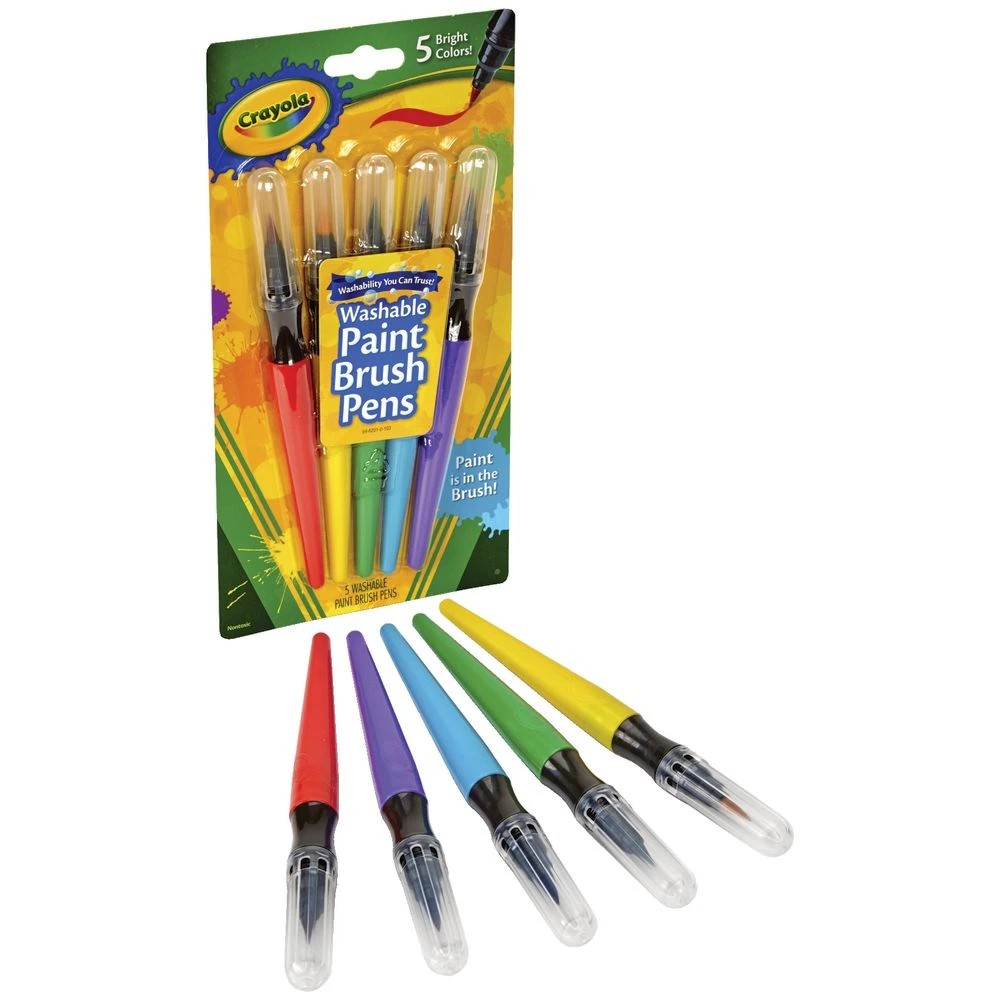 2 Crayola Paintbrush Pens 5 Pack, 2 of 3