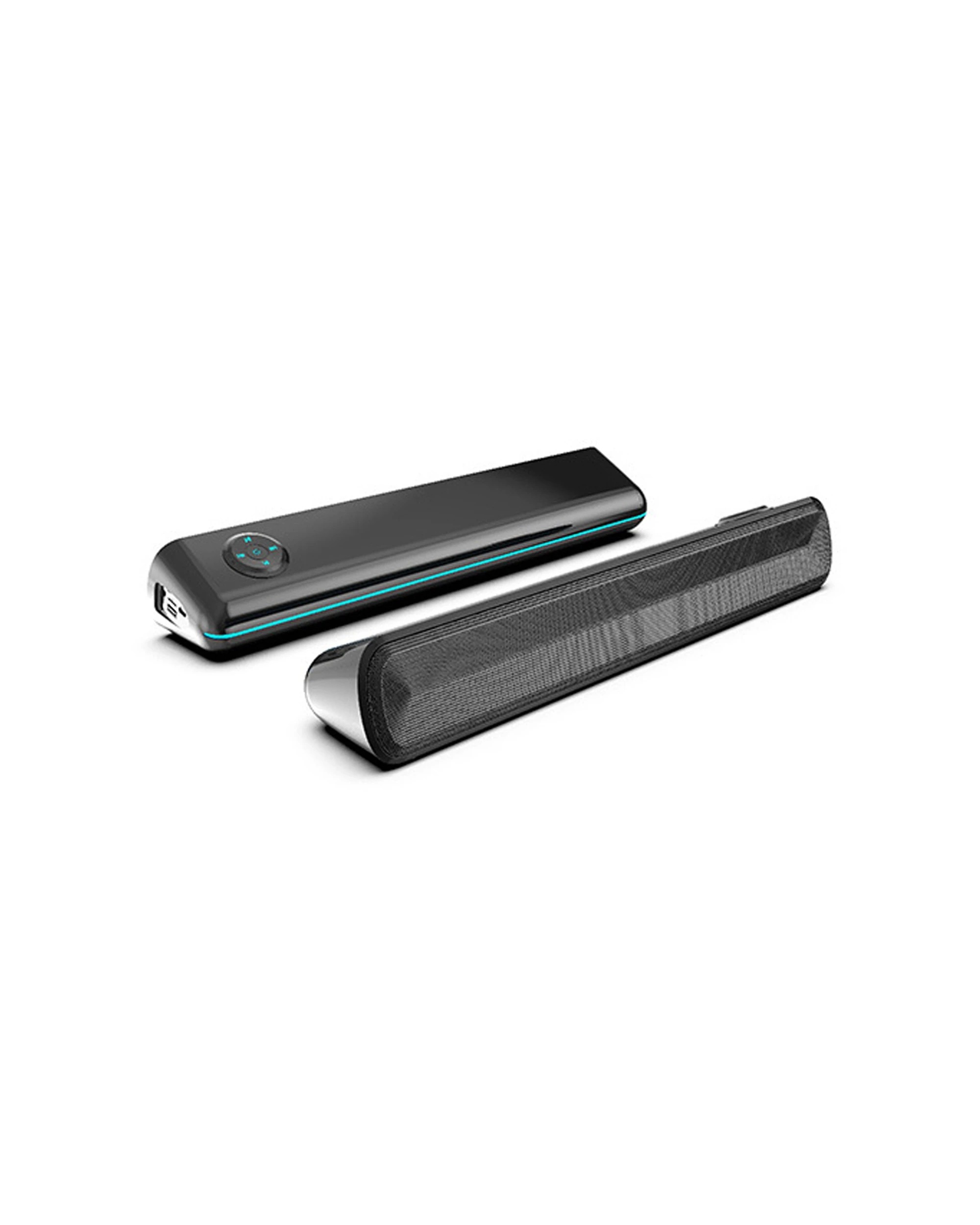 3 Sansai 20W Multimedia Bluetooth Stereo Sound Bar Rechargeable 46x9cm - Black, 3 of 3