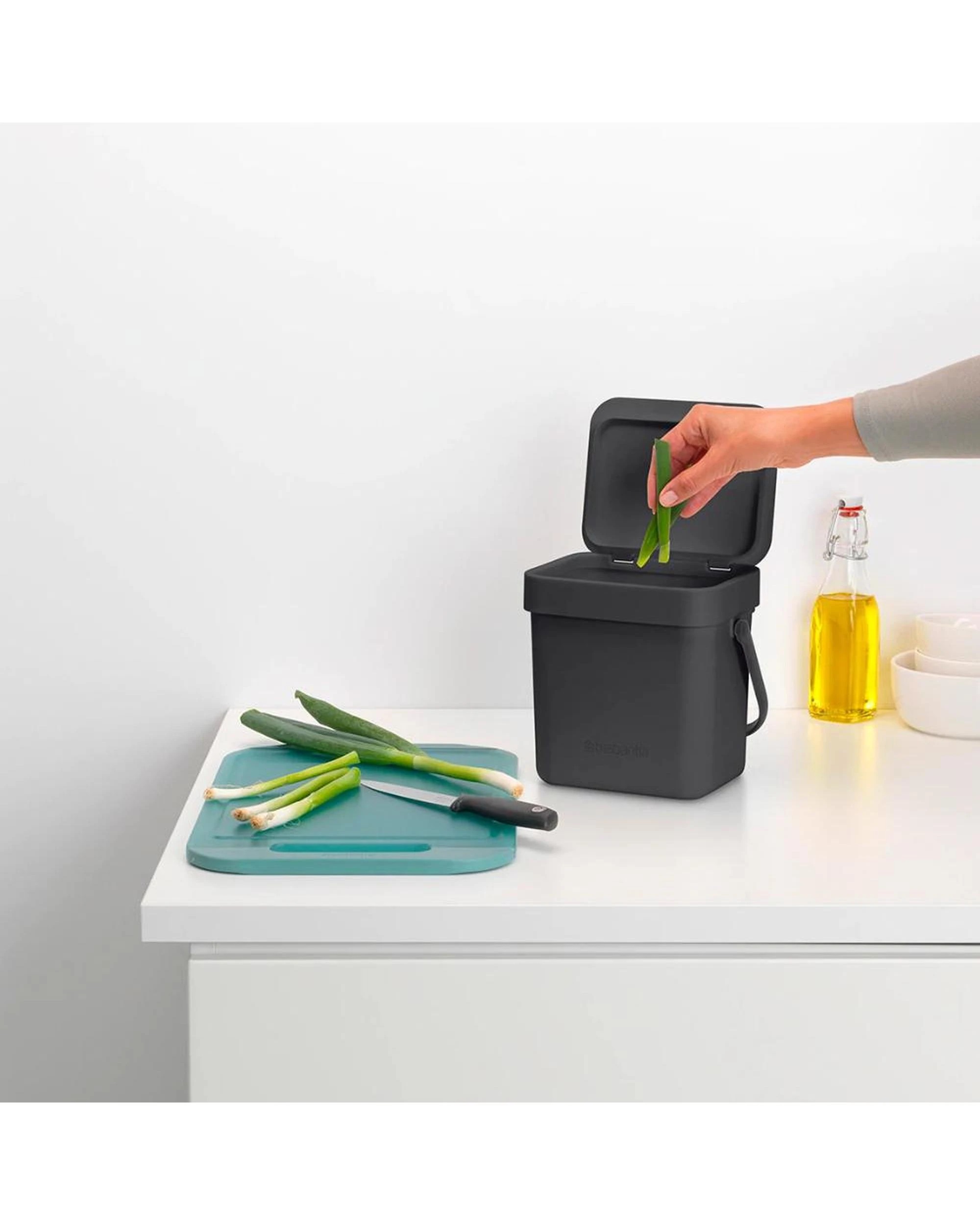 2 Brabantia Waste Bin Sort & Go 3 Litre  Grey, 2 of 2