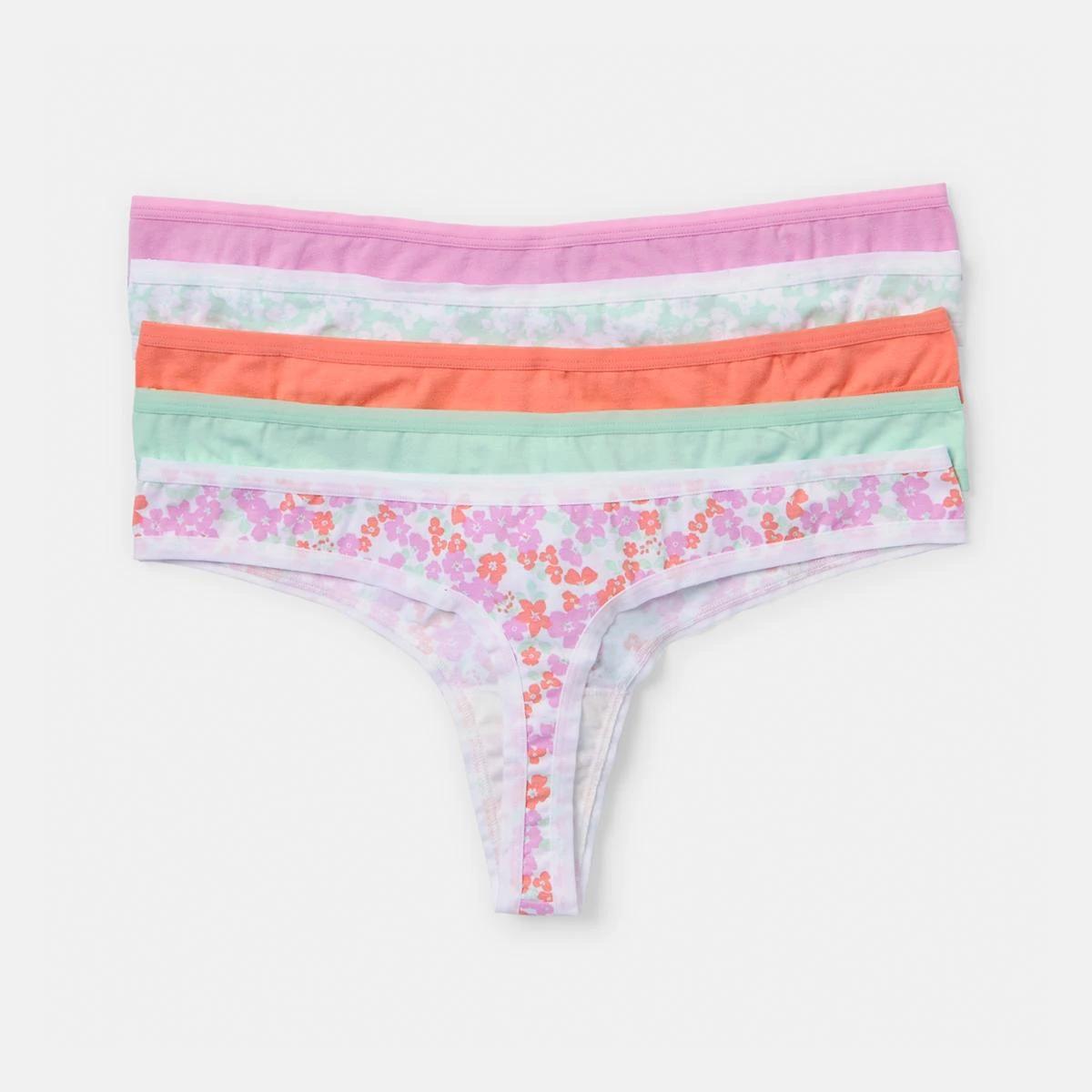 2 5 Pack G-String Briefs Wht Dtsy, 2 of 10