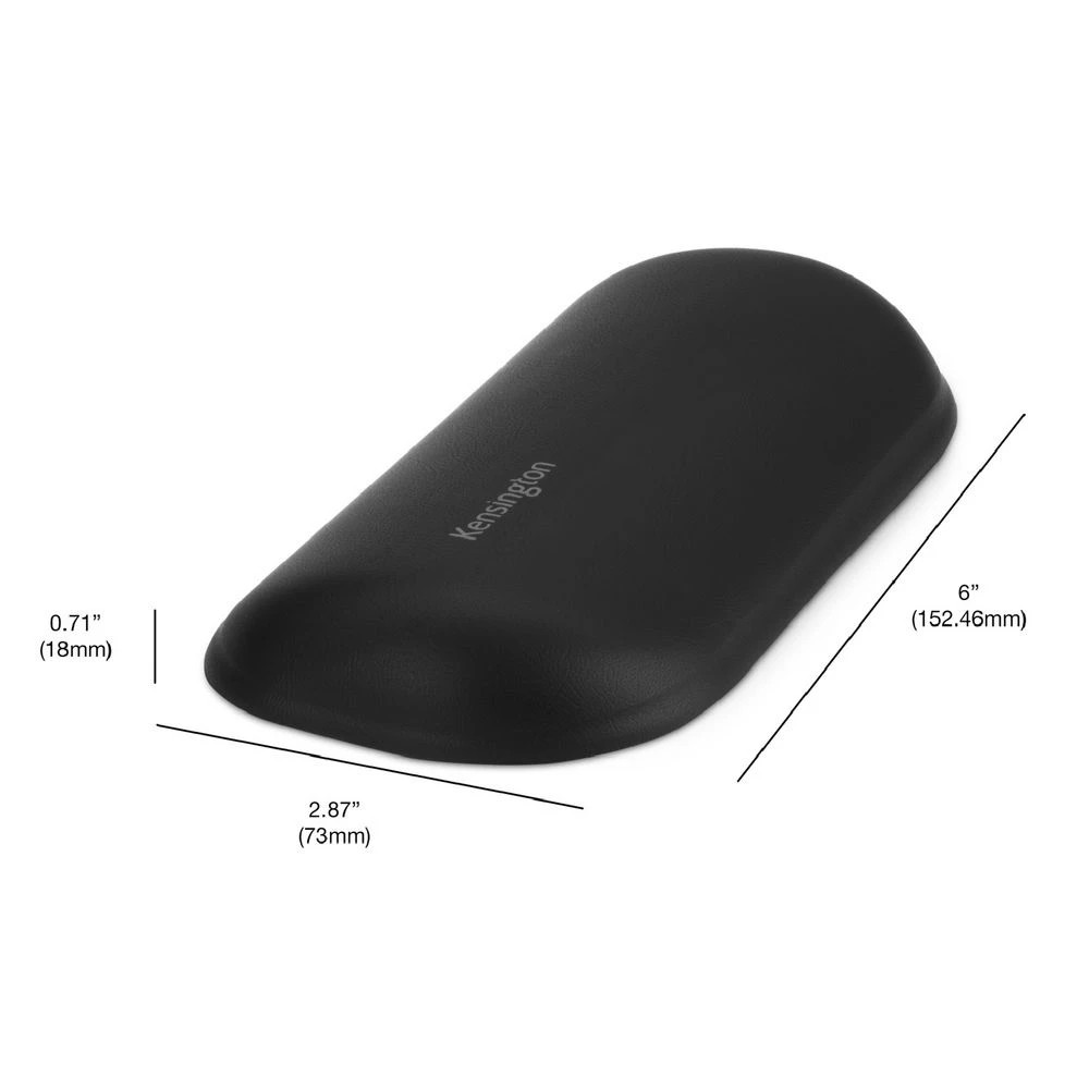 2 Kensington Ergosoft Standard Mouse Wrist Rest Black, 2 of 3