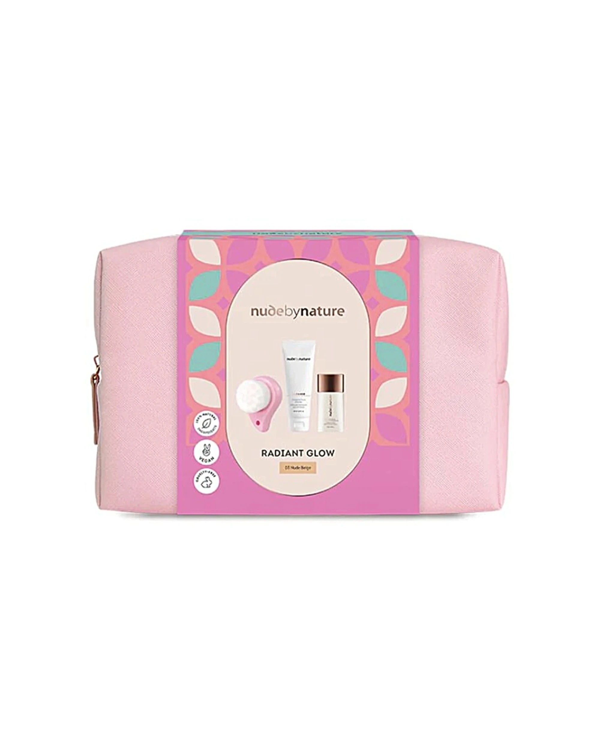 1 Nude By Nature Radiant Glow Set - 03 Nude Beige - Beige, 1 of 1