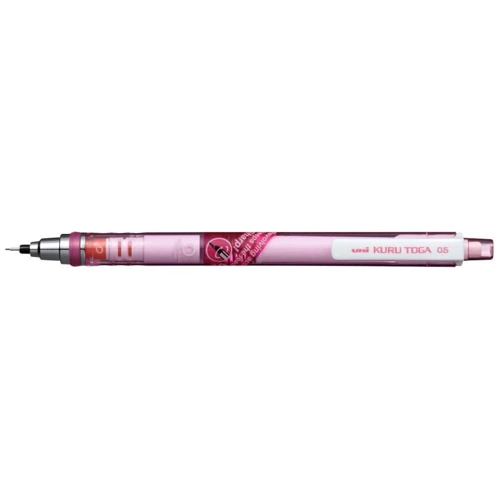1 Uni Kuru Toga Mechanical Pencil 0.5mm Pink, 1 of 1