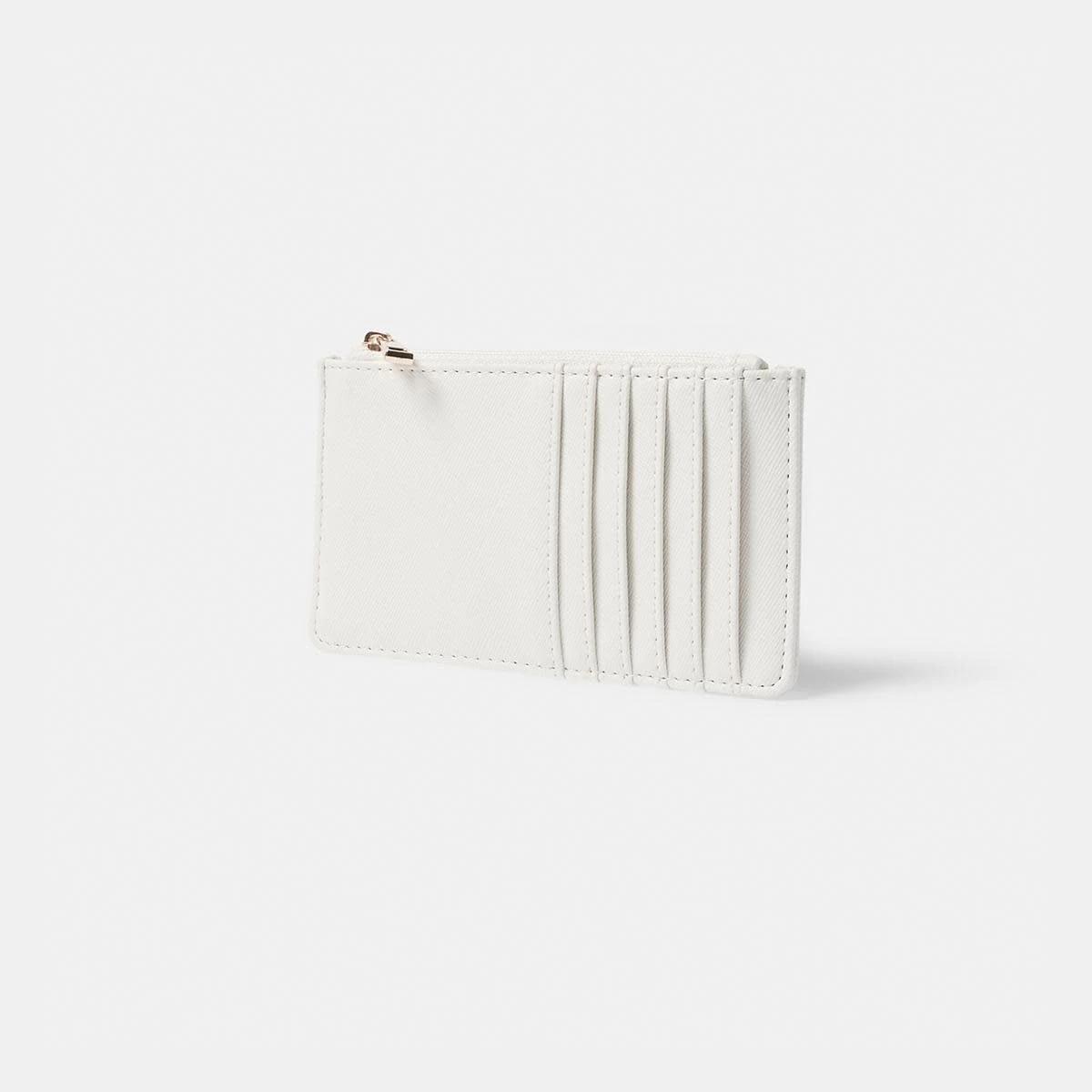 2 Zip Card Purse Fawn White, 2 of 4