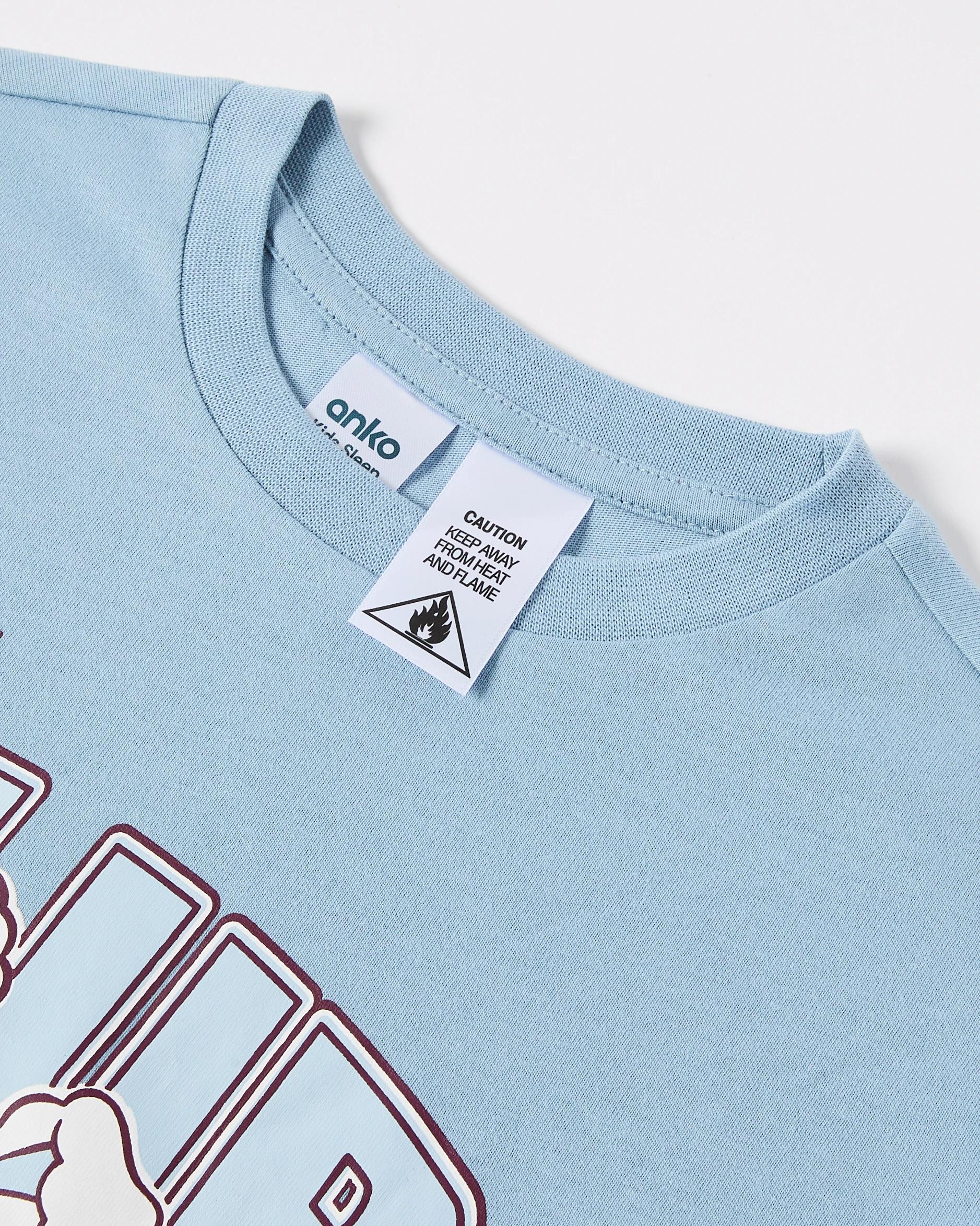 9 Jersey Pyjama Set Blu Hopc, 9 of 10