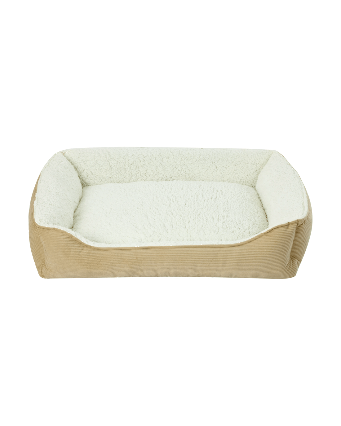 2 Pet Bed Lounge Corduroy - Large, Beige, 2 of 8
