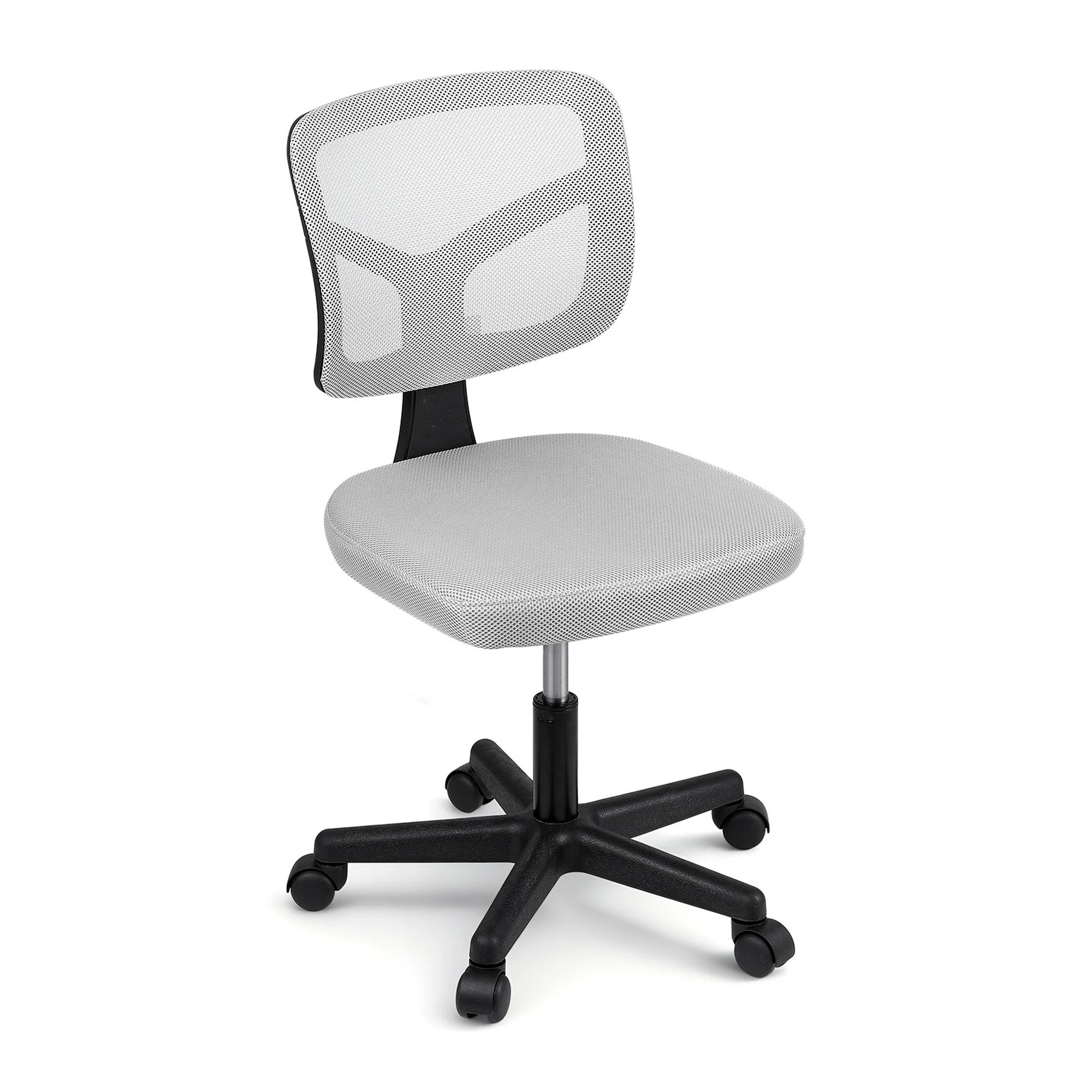 1 Artiss Ergonomic Armless Office Chair Mesh, Home Office Desk Chair Height Adjustable - Grey, 1 of 7