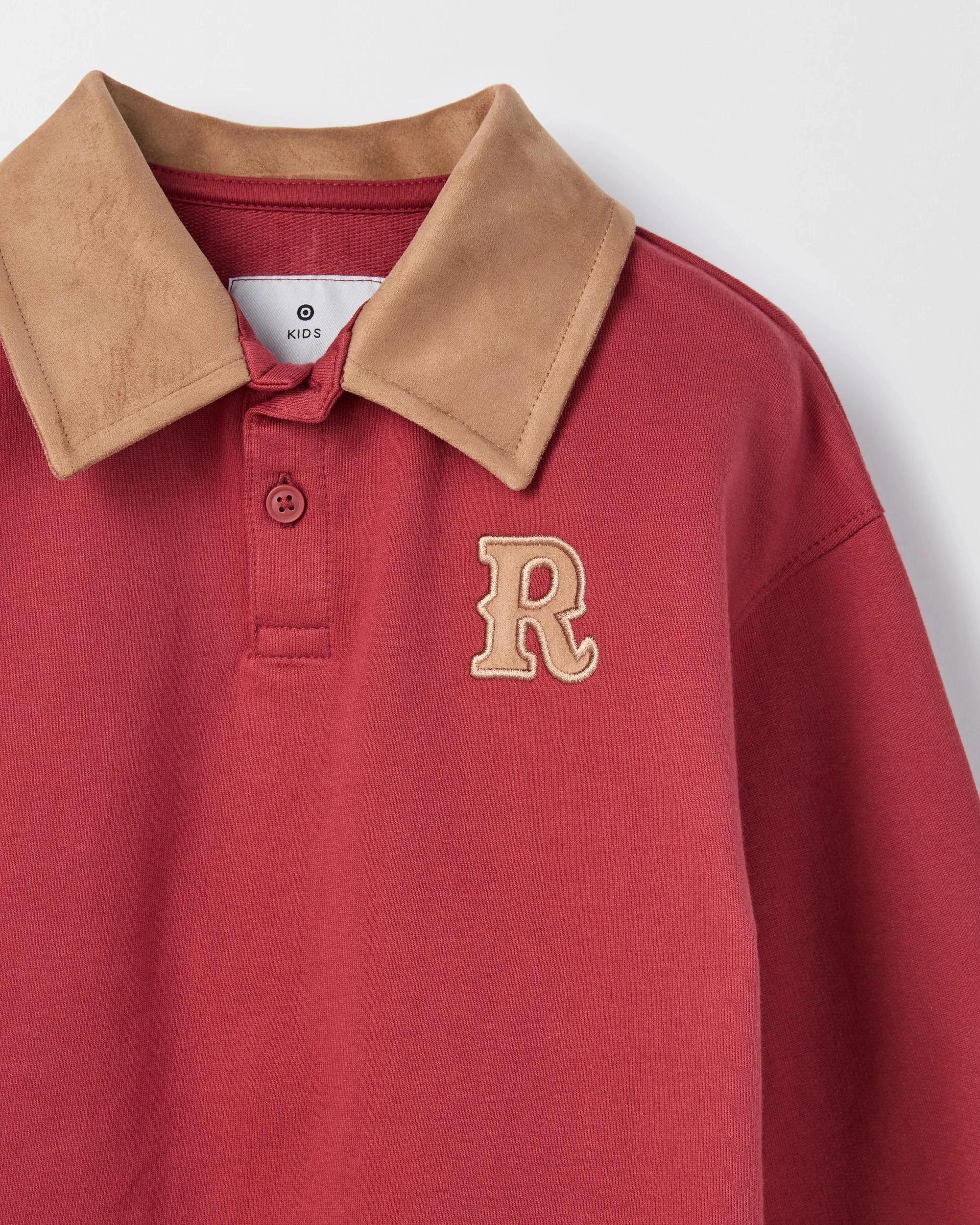 2 Target Kids Australian Cotton Rugby Top RED, 2 of 2